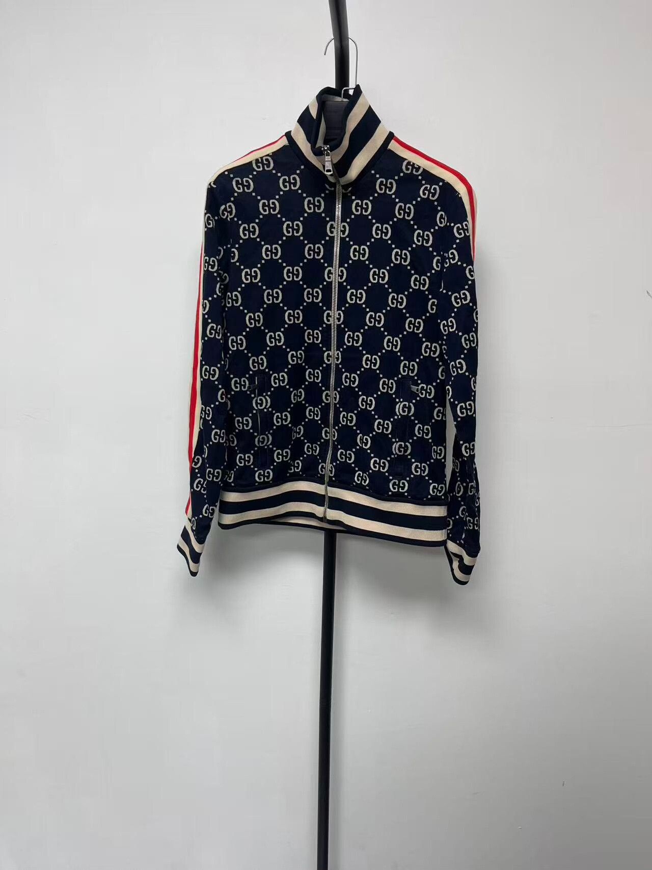 Gucci Gucci GG Jacquard Zip Jacket Blue XS Size US XS / EU 42 / 0 - 2 Thumbnail