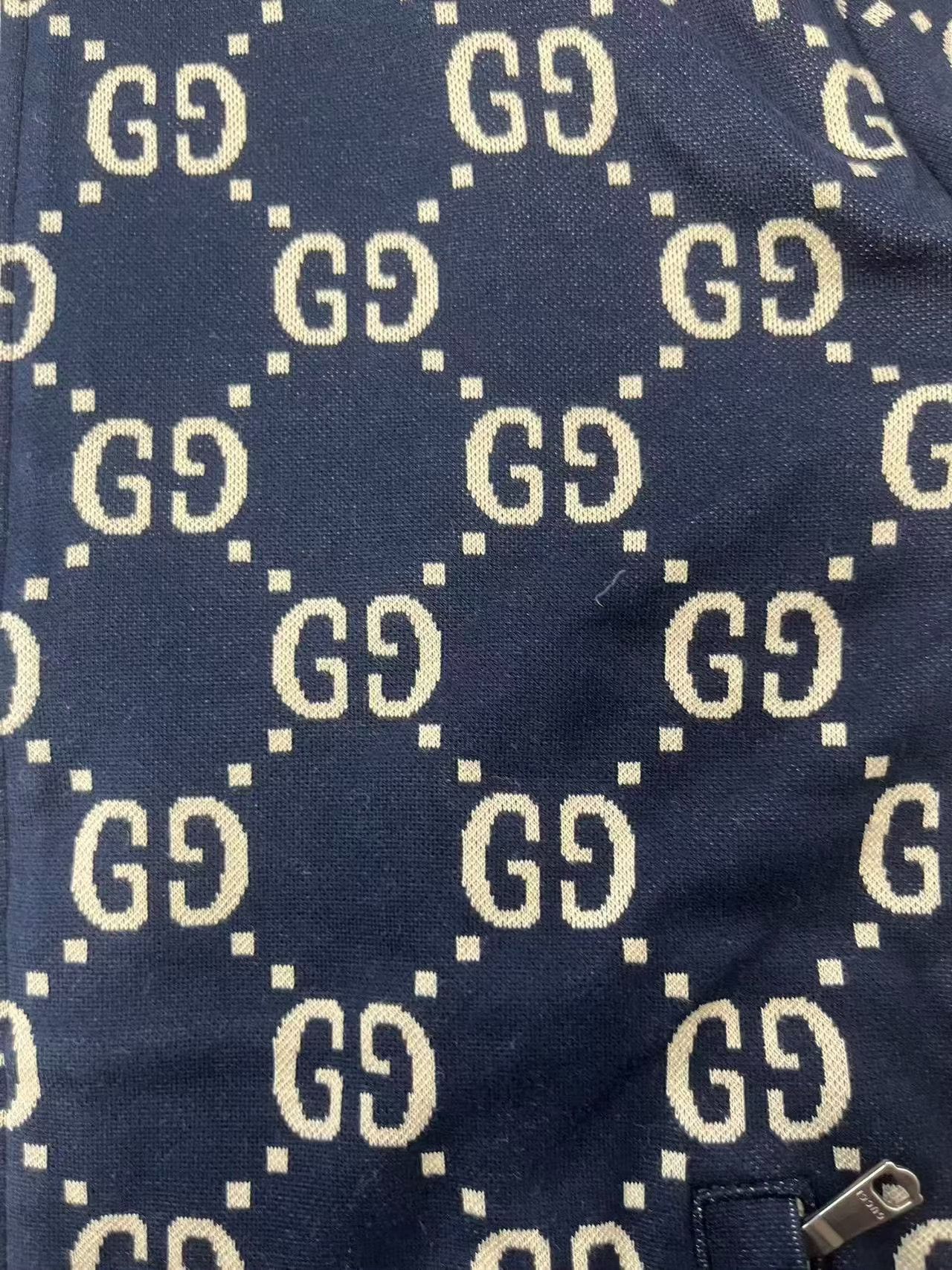 Gucci Gucci GG Jacquard Zip Jacket Blue XS Size US XS / EU 42 / 0 - 4 Thumbnail