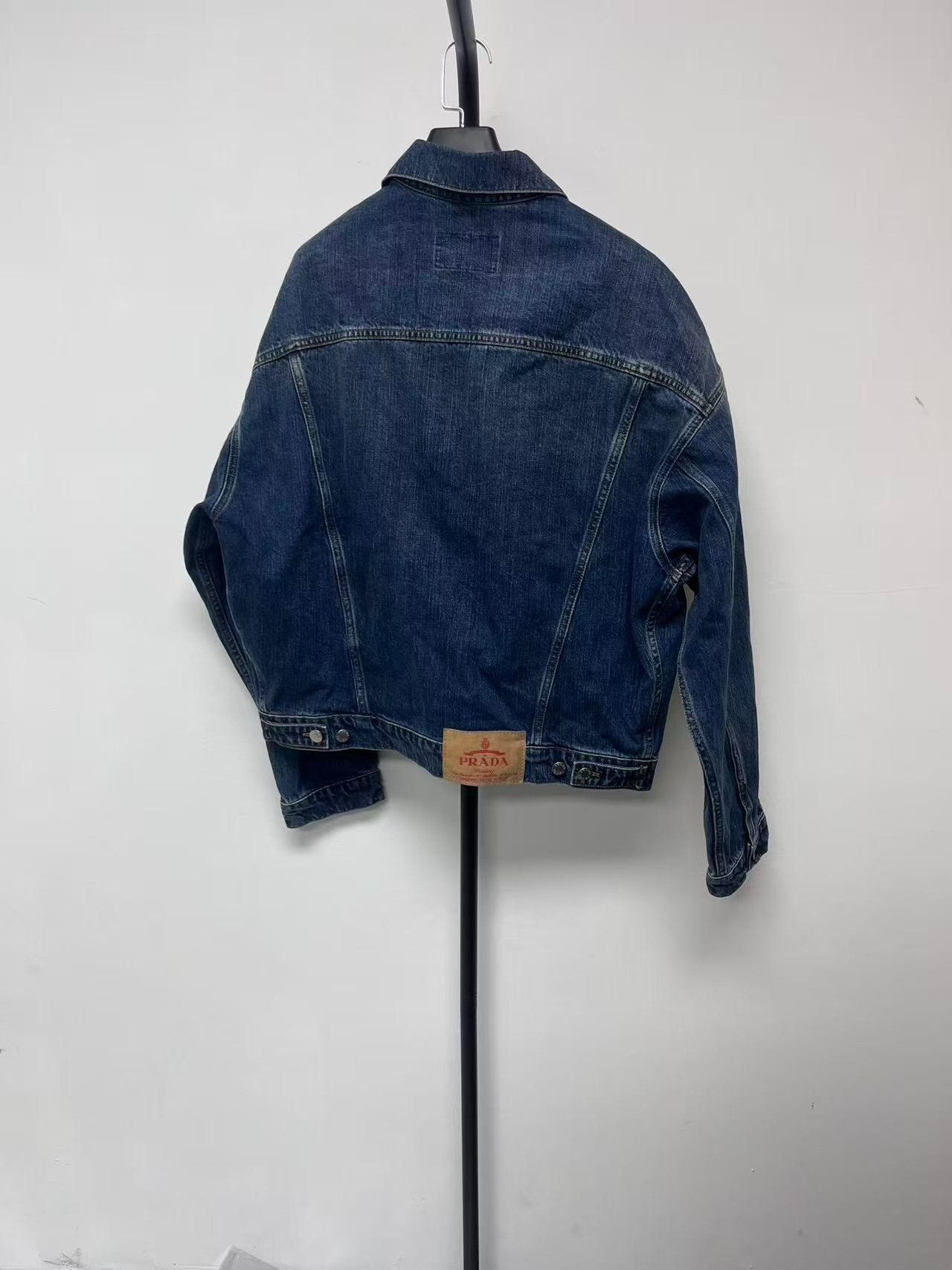 Prada Prada Washed Denim Jacket Size S Size US S / EU 44-46 / 1 - 3 Thumbnail