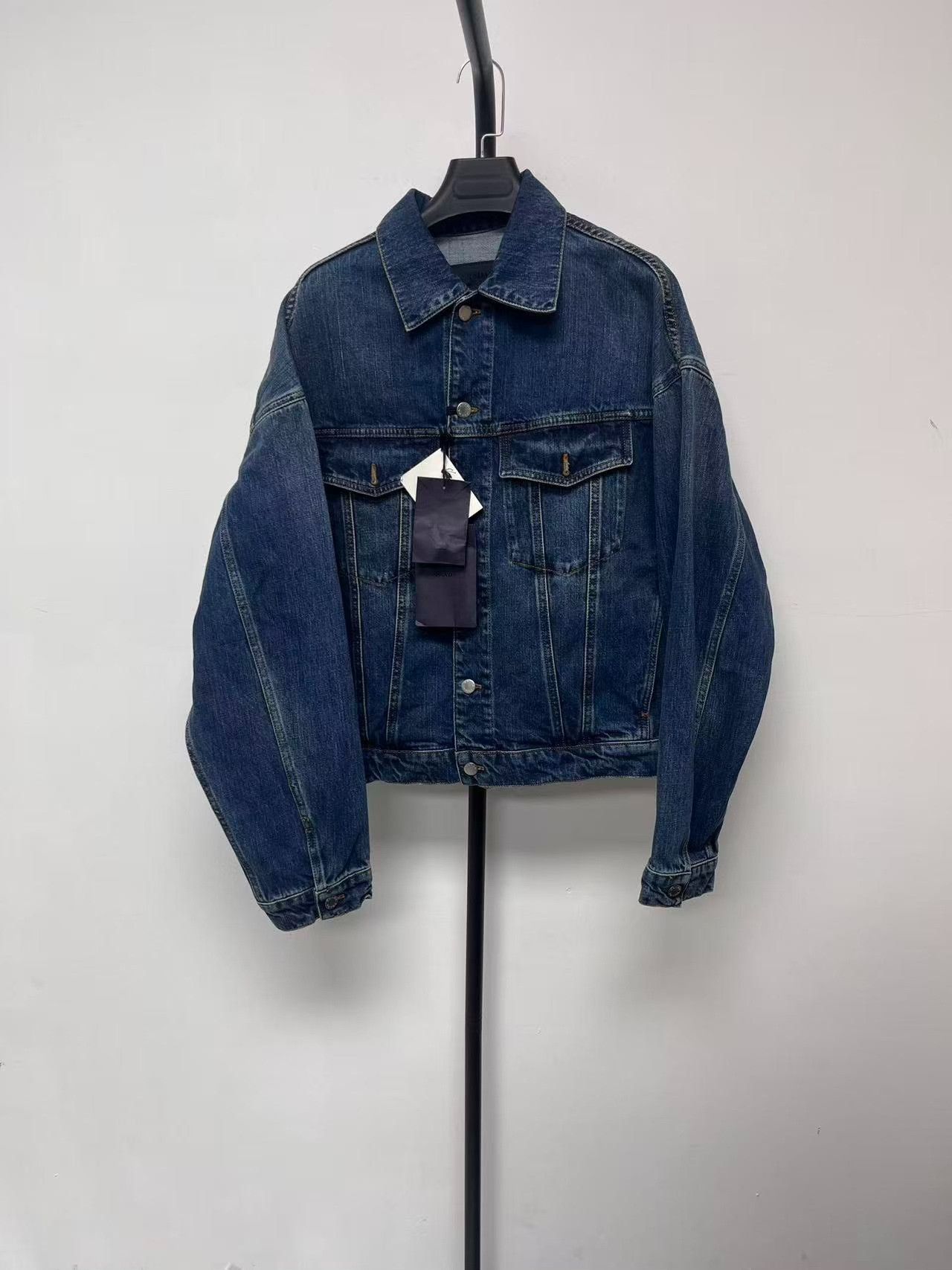 Prada Prada Washed Denim Jacket Size S Size US S / EU 44-46 / 1 - 2 Thumbnail