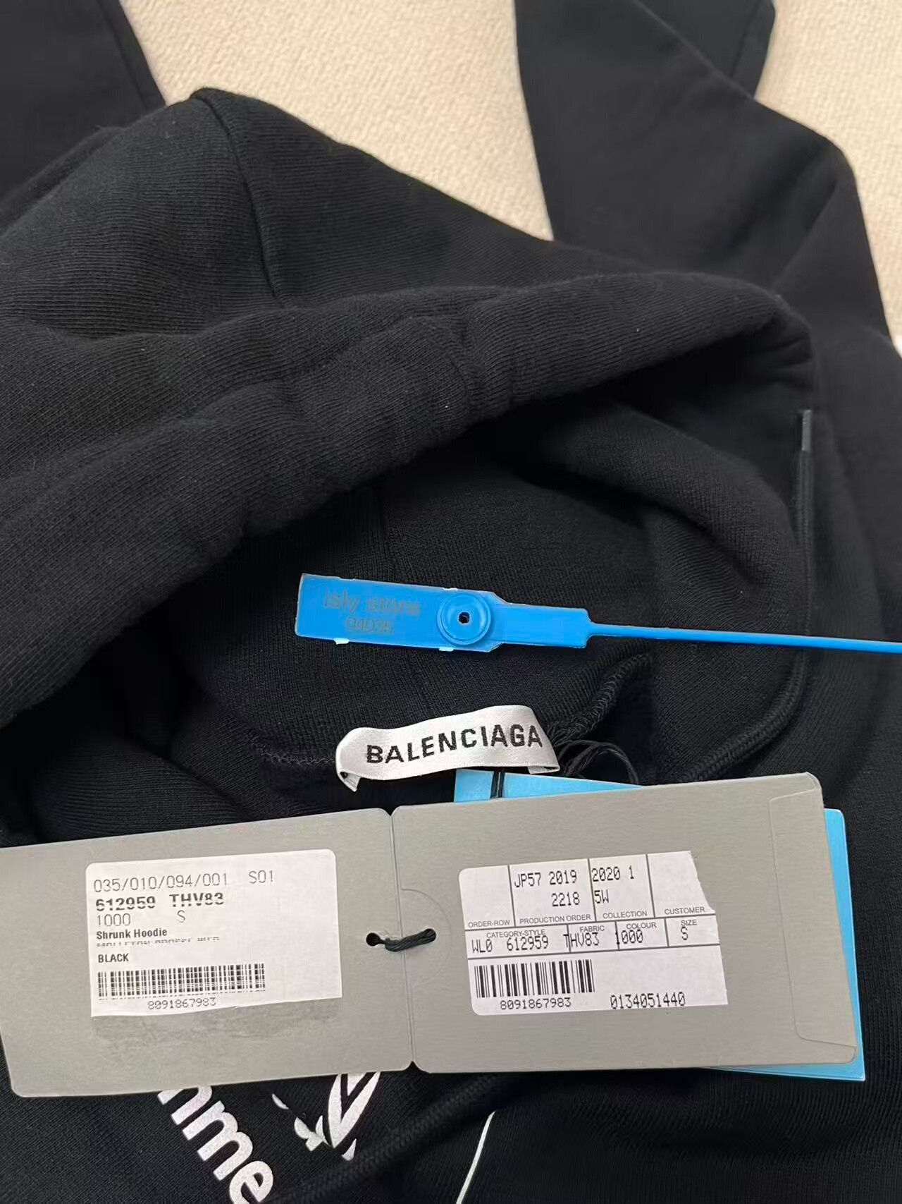 Balenciaga Balenciaga x WFP Logo Print Hoodie Size S Size US S / EU 44-46 / 1 - 6 Thumbnail