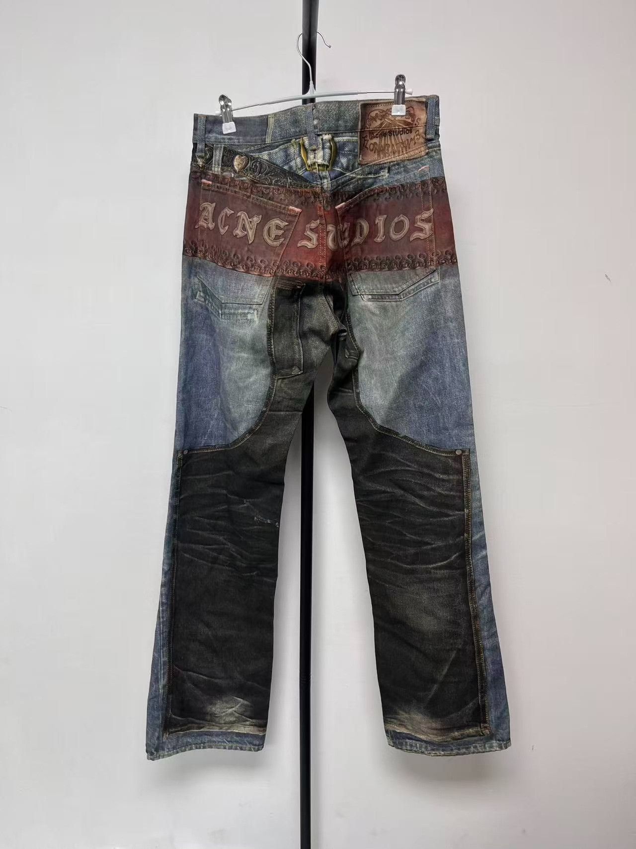 Acne Studios Acne Studios 3D Trompe L'oeil Print 2010 Jeans 32 Size US 32 / EU 48 - 3 Thumbnail
