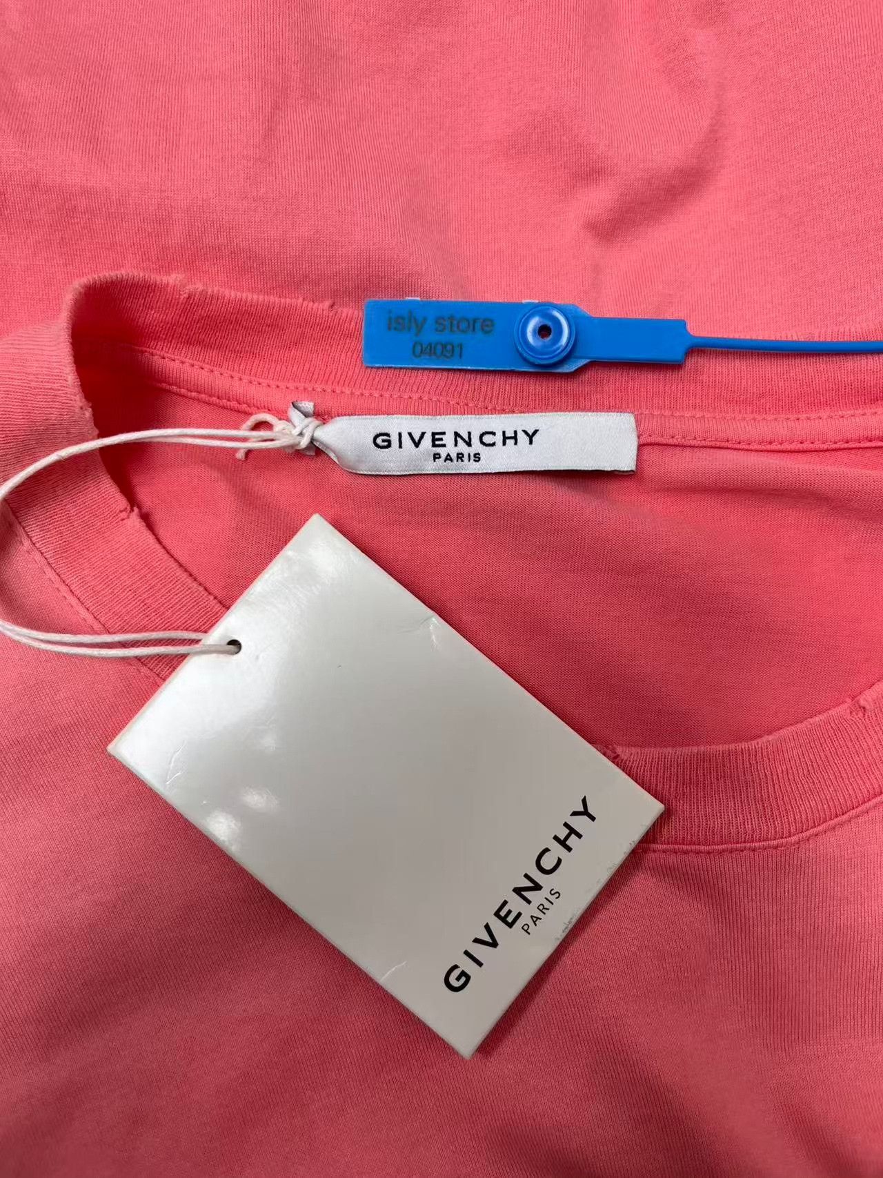 Givenchy Givenchy Pink Logo Print T-Shirt XS Size XS / US 0-2 / IT 36-38 - 5 Thumbnail