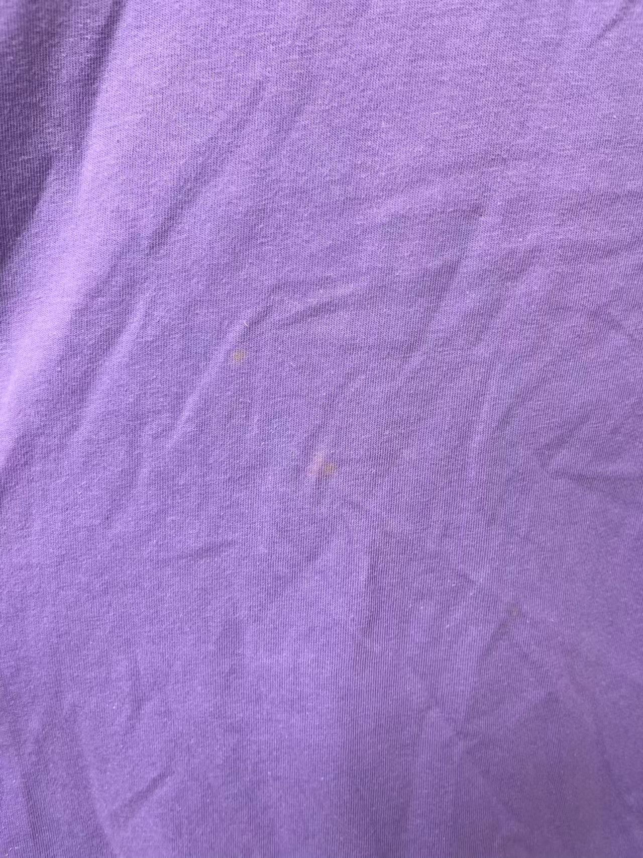 Balenciaga Balenciaga Embroidered Logo T-Shirt Purple S Size US S / EU 44-46 / 1 - 5 Thumbnail