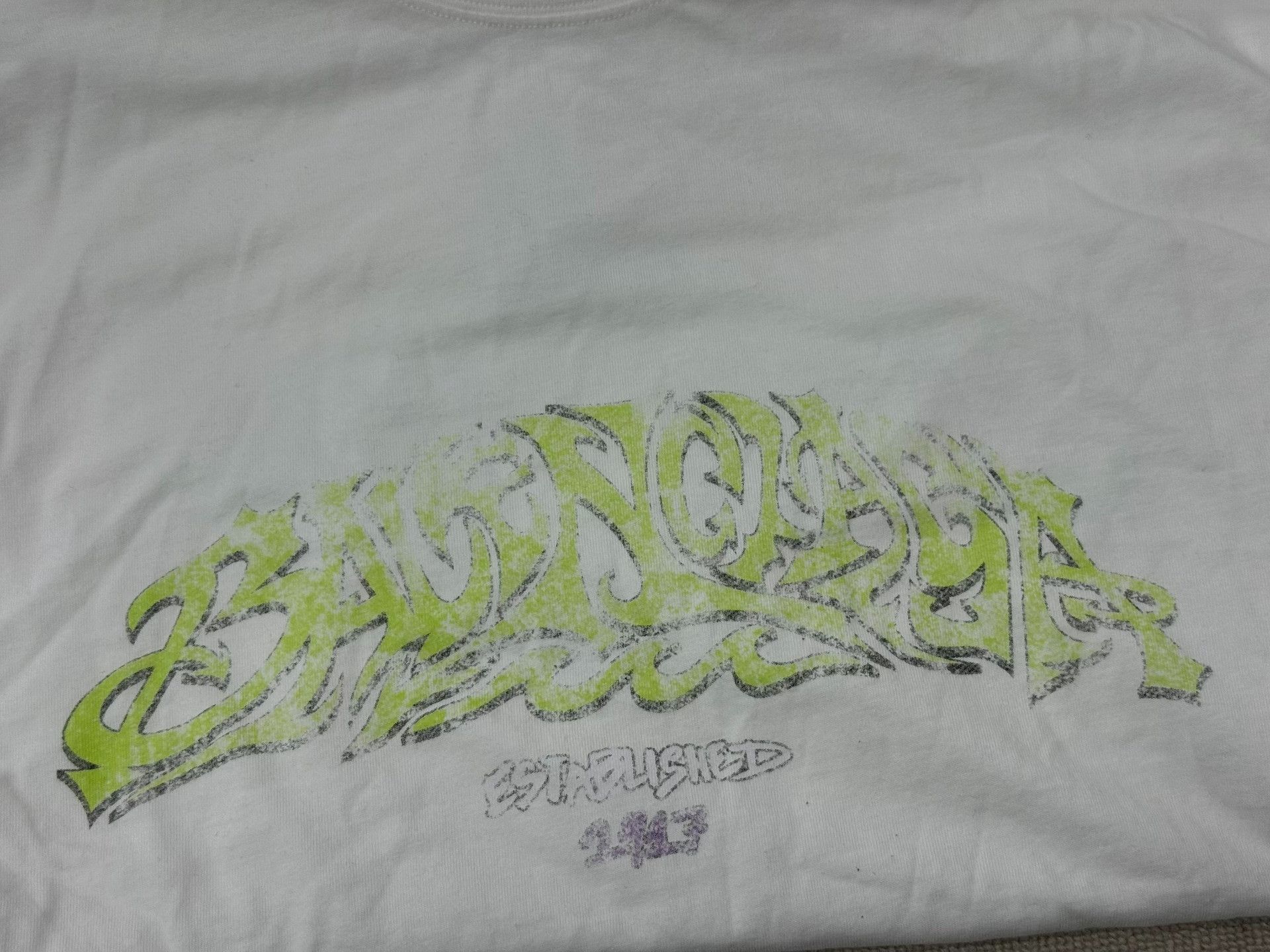 Balenciaga Balenciaga Logo Print T-Shirt Size M Size US M / EU 48-50 / 2 - 4 Thumbnail