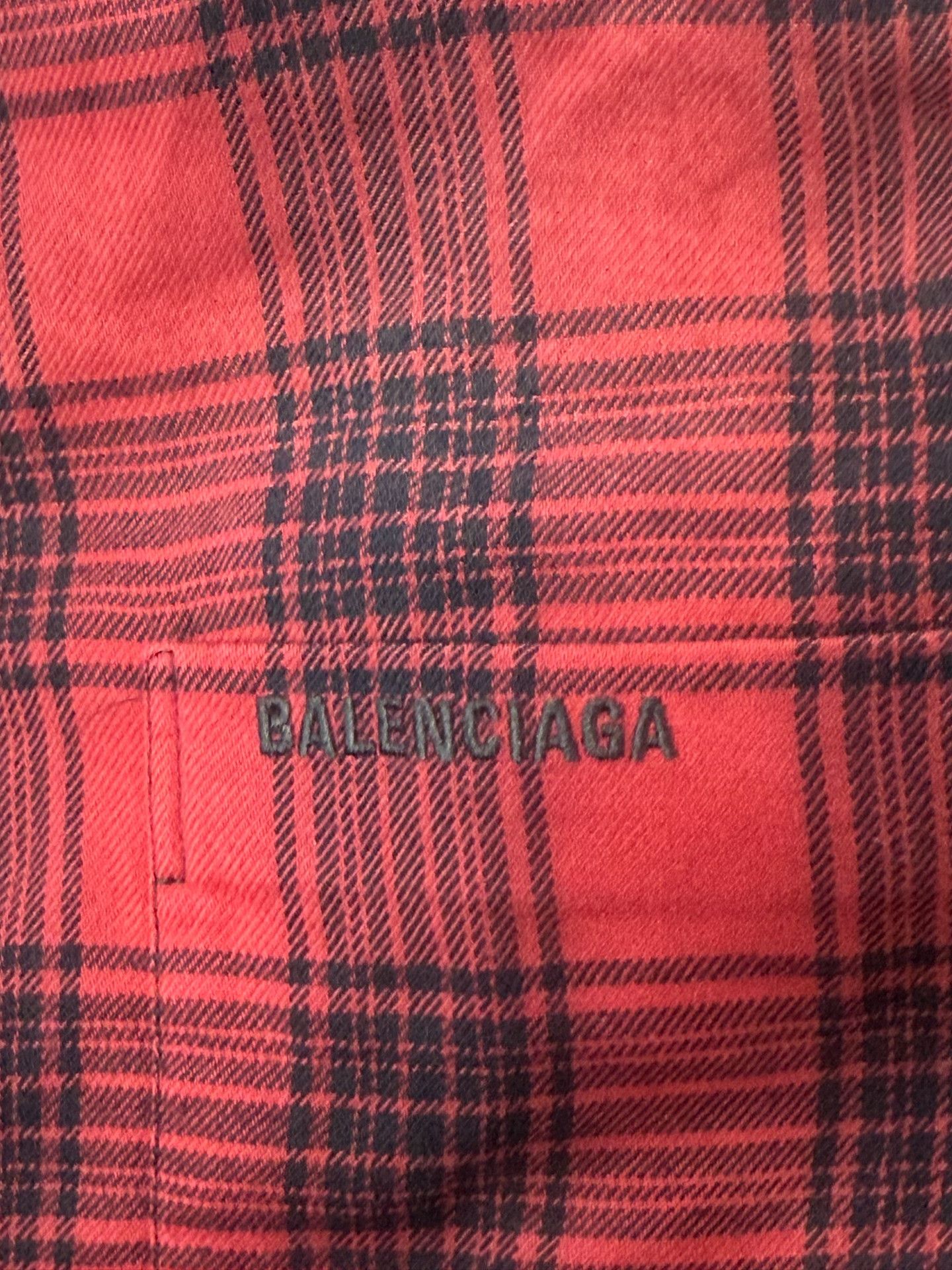 Balenciaga Balenciaga Hooded Plaid Flannel Shirt Size 2 Size US M / EU 48-50 / 2 - 4 Thumbnail