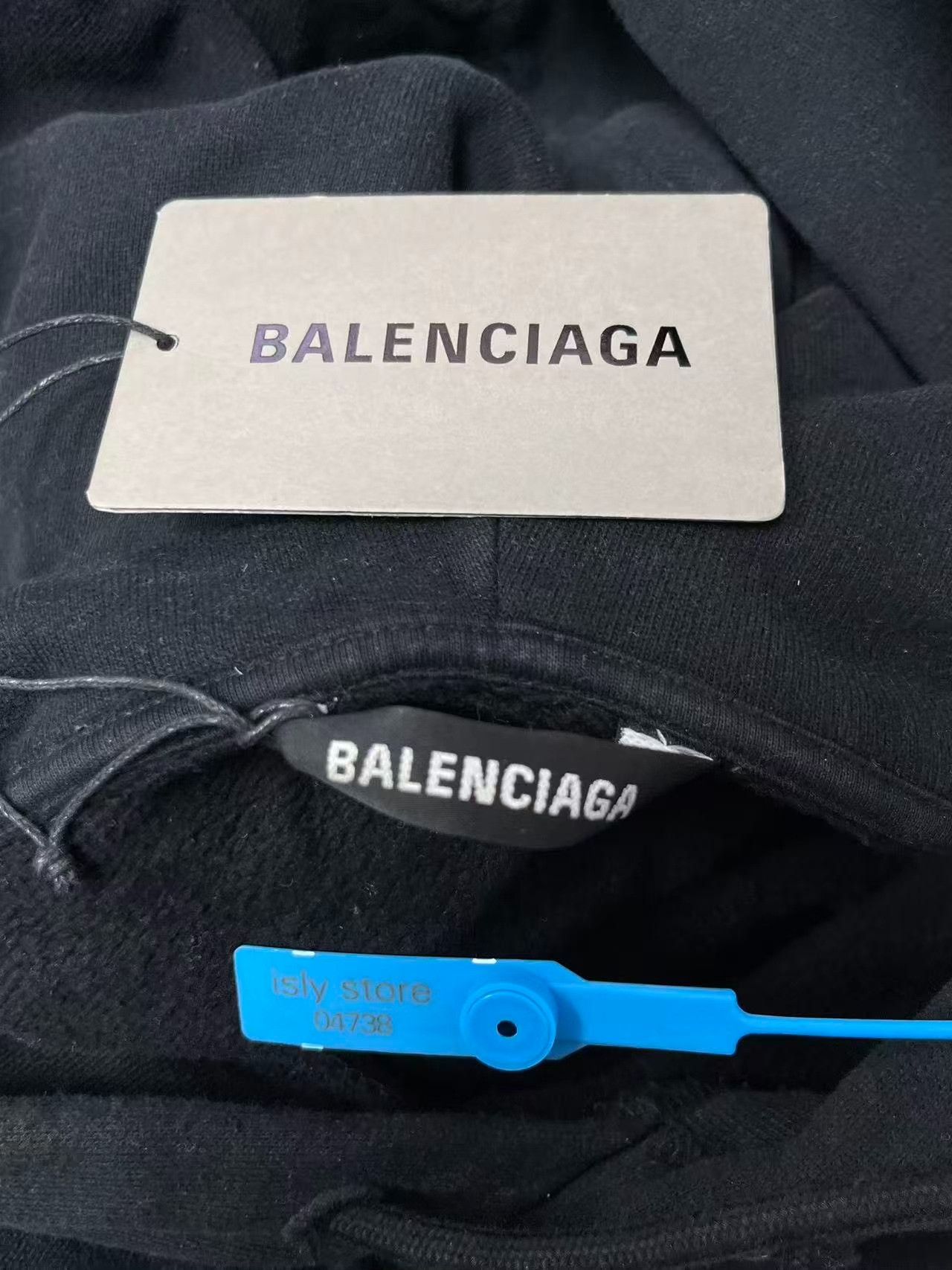Balenciaga Balenciaga Logo Print Hoodie Size M Size US M / EU 48-50 / 2 - 6 Thumbnail