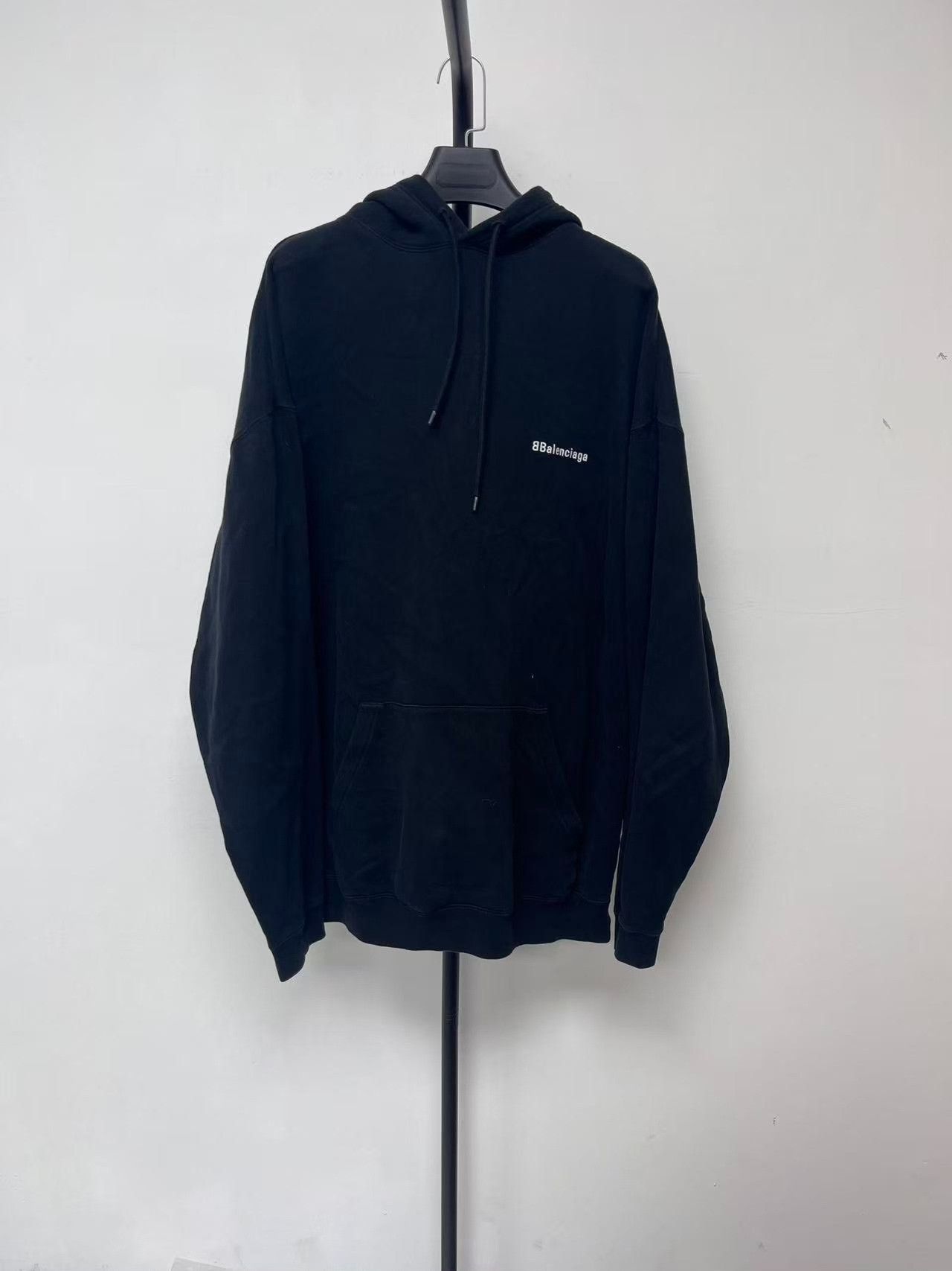 Balenciaga Balenciaga Logo Print Hoodie Size M Size US M / EU 48-50 / 2 - 2 Thumbnail