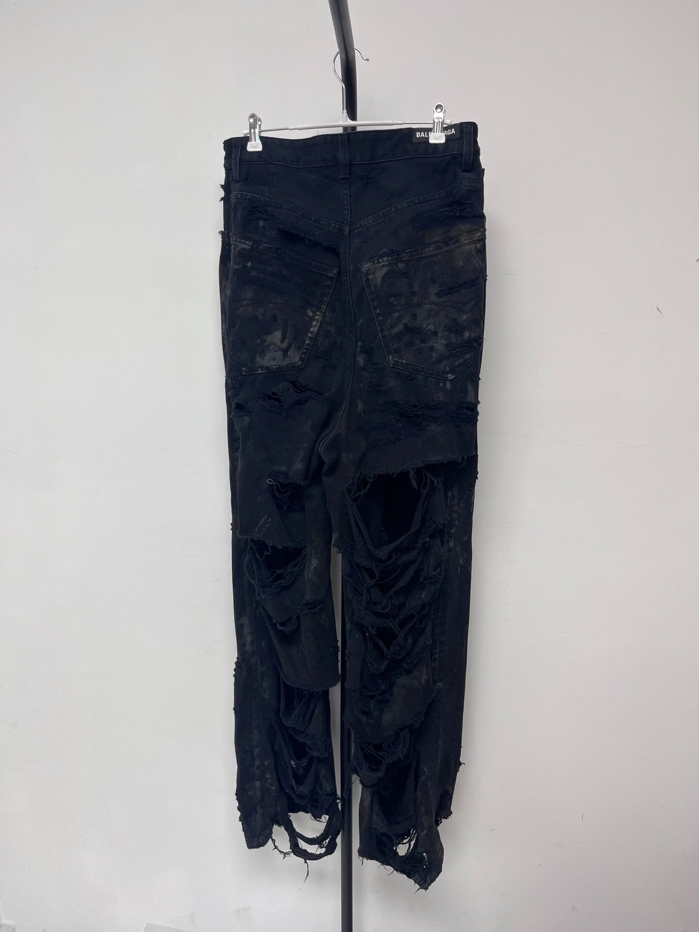 Balenciaga Balenciaga Distressed Destroyed Denim Jeans S Size US 30 / EU 46 - 3 Thumbnail