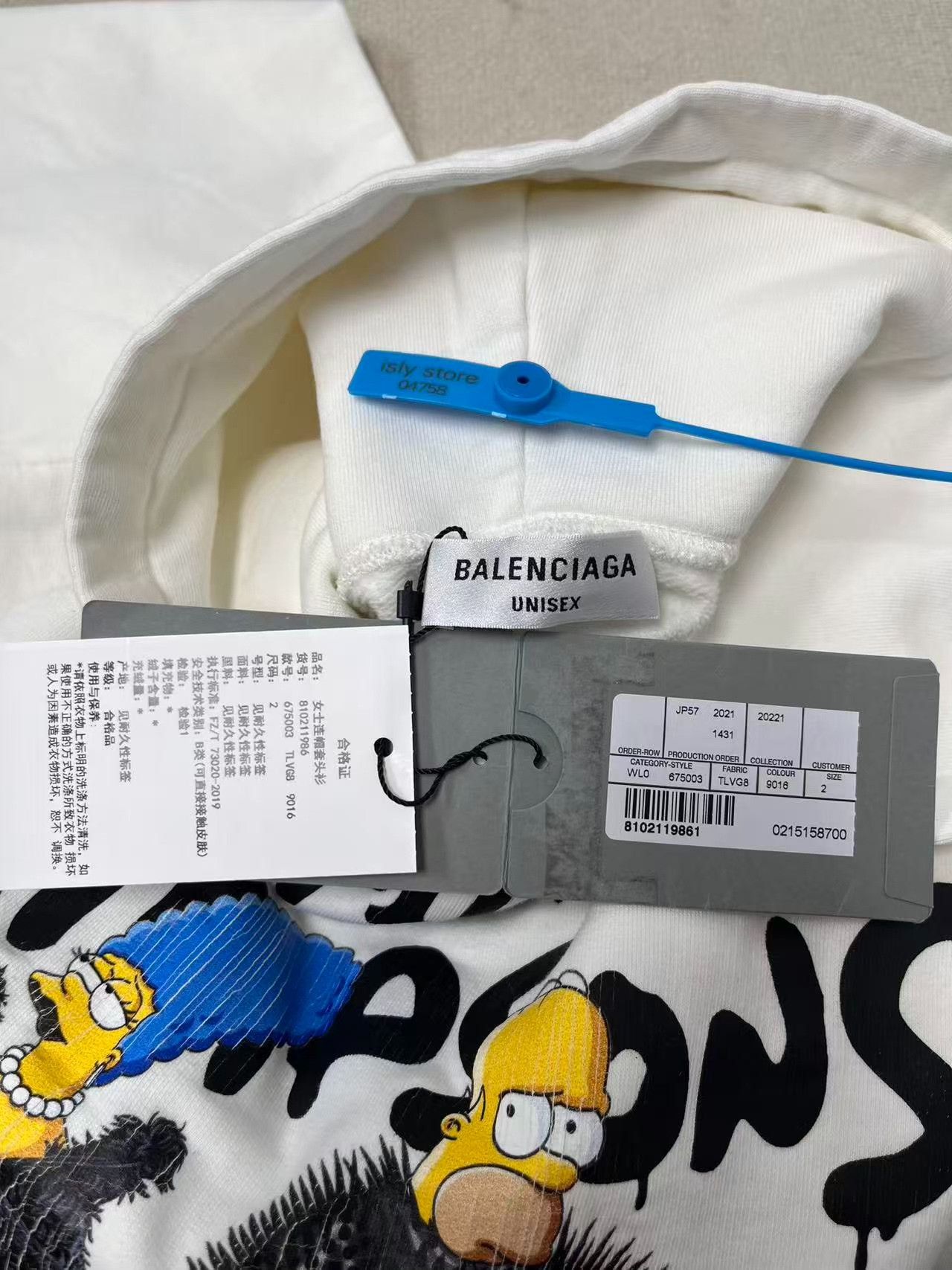Balenciaga Balenciaga x The Simpsons Graphic Hoodie Size 2 Size US M / EU 48-50 / 2 - 6 Thumbnail