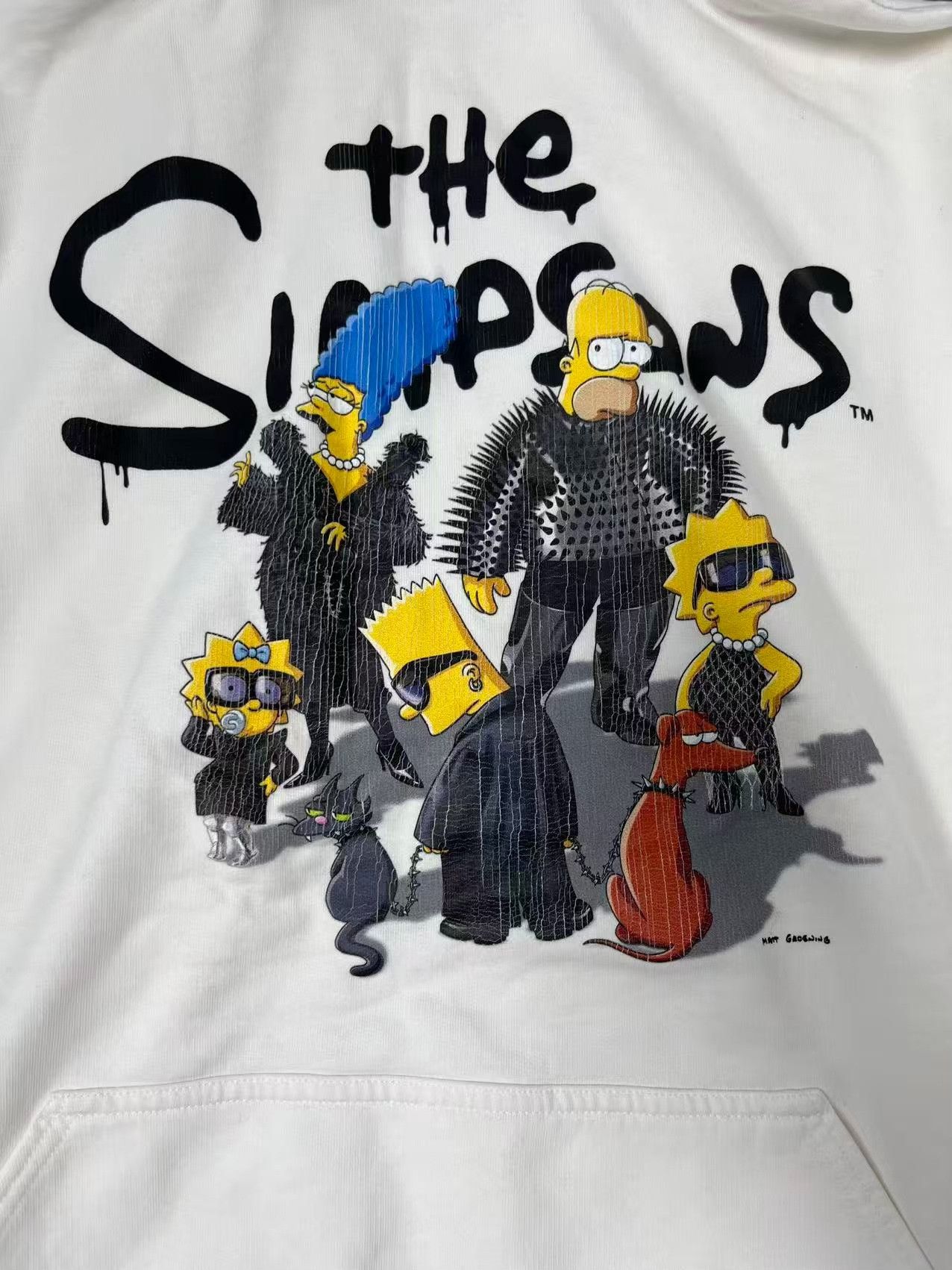 Balenciaga Balenciaga x The Simpsons Graphic Hoodie Size 2 Size US M / EU 48-50 / 2 - 4 Thumbnail