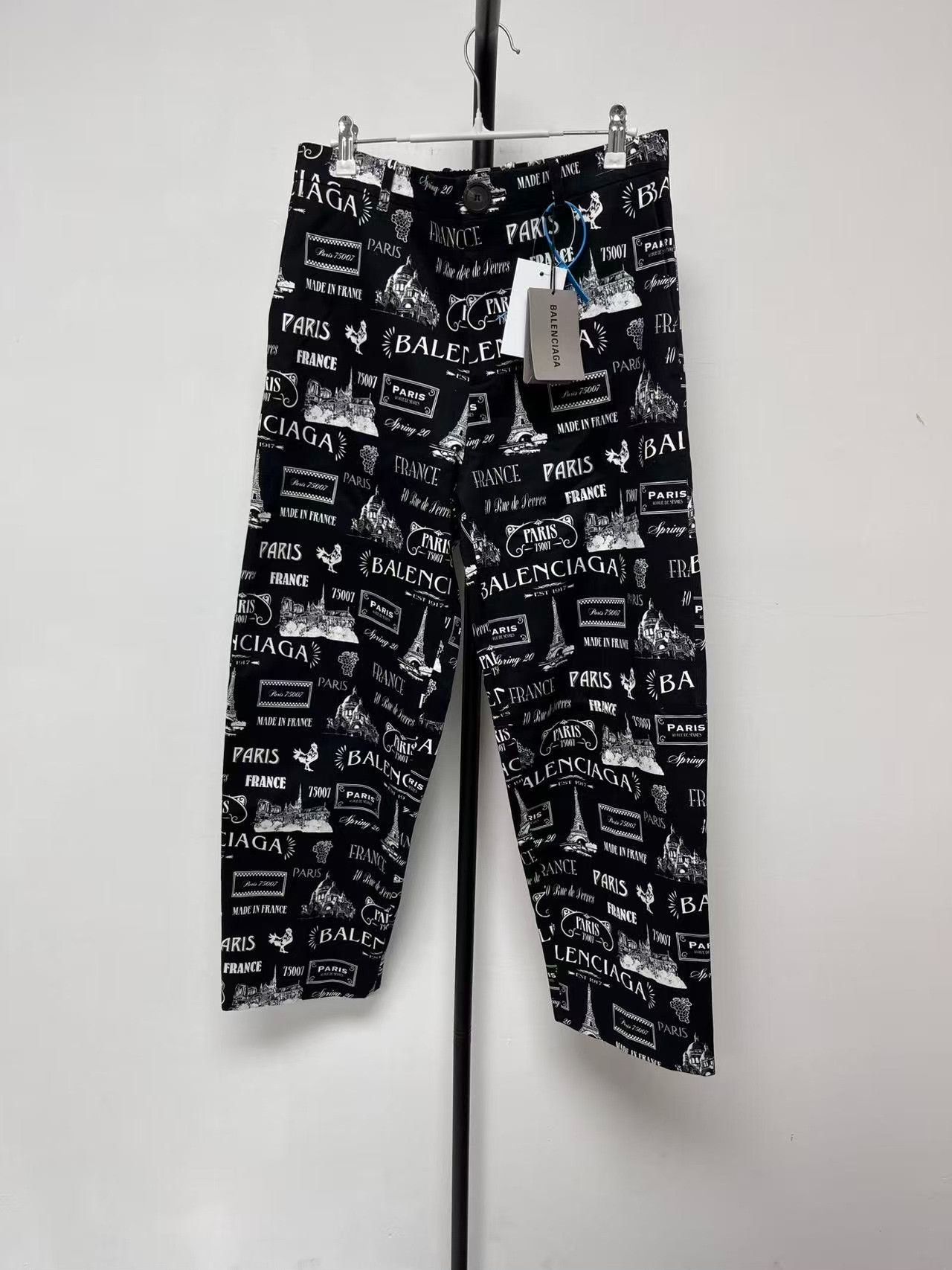Balenciaga Balenciaga Paris Graphic Print Casual Pants 46 Size US 30 / EU 46 - 2 Thumbnail