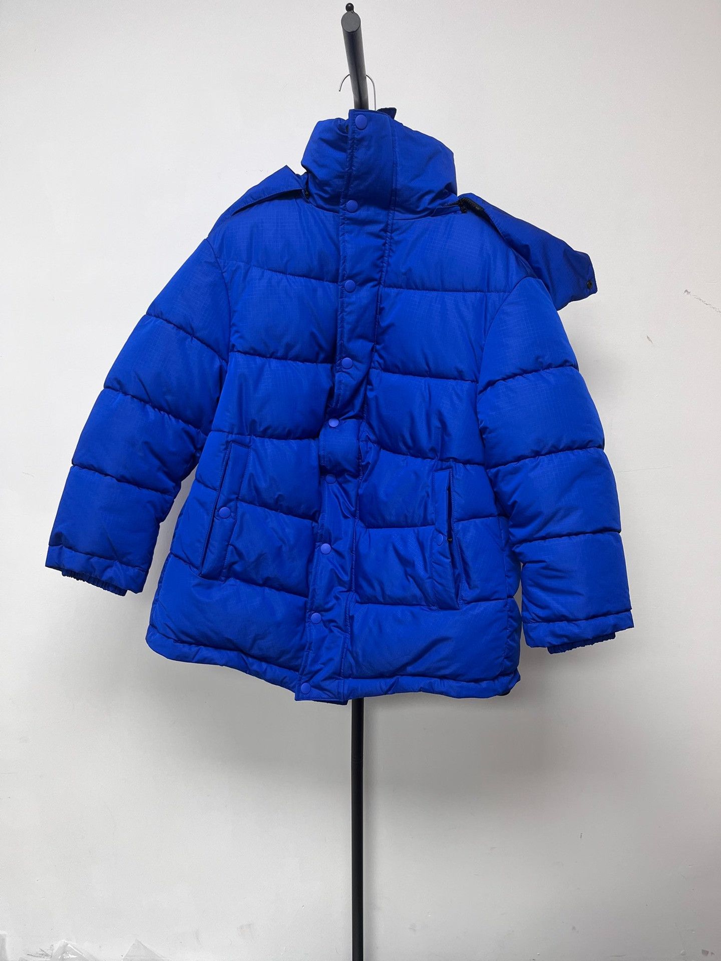 Balenciaga Balenciaga Logo Collar Blue Padded Jacket 36 Size XS / US 0-2 / IT 36-38 - 3 Thumbnail