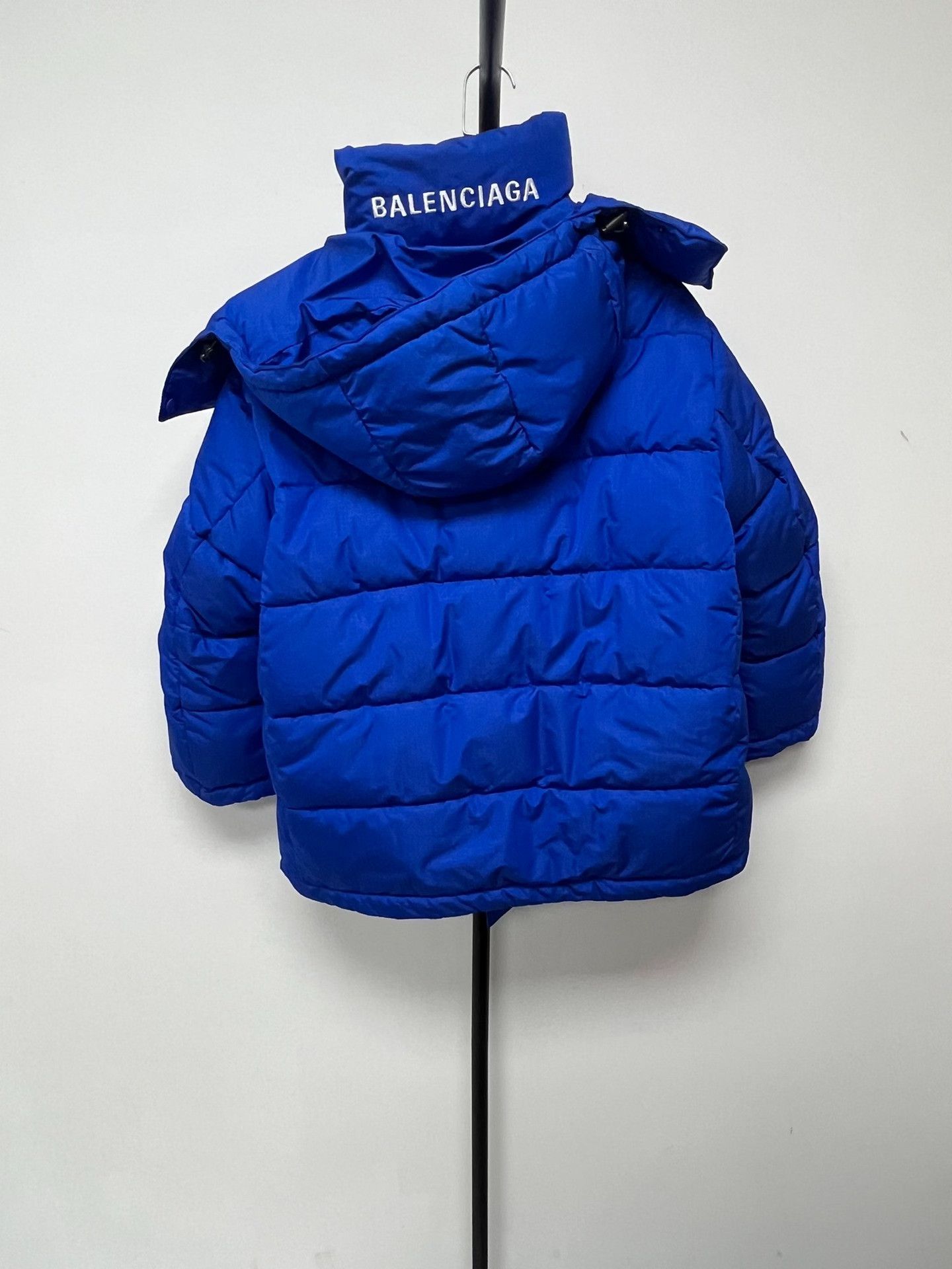 Balenciaga Balenciaga Logo Collar Blue Padded Jacket 36 Size XS / US 0-2 / IT 36-38 - 2 Thumbnail