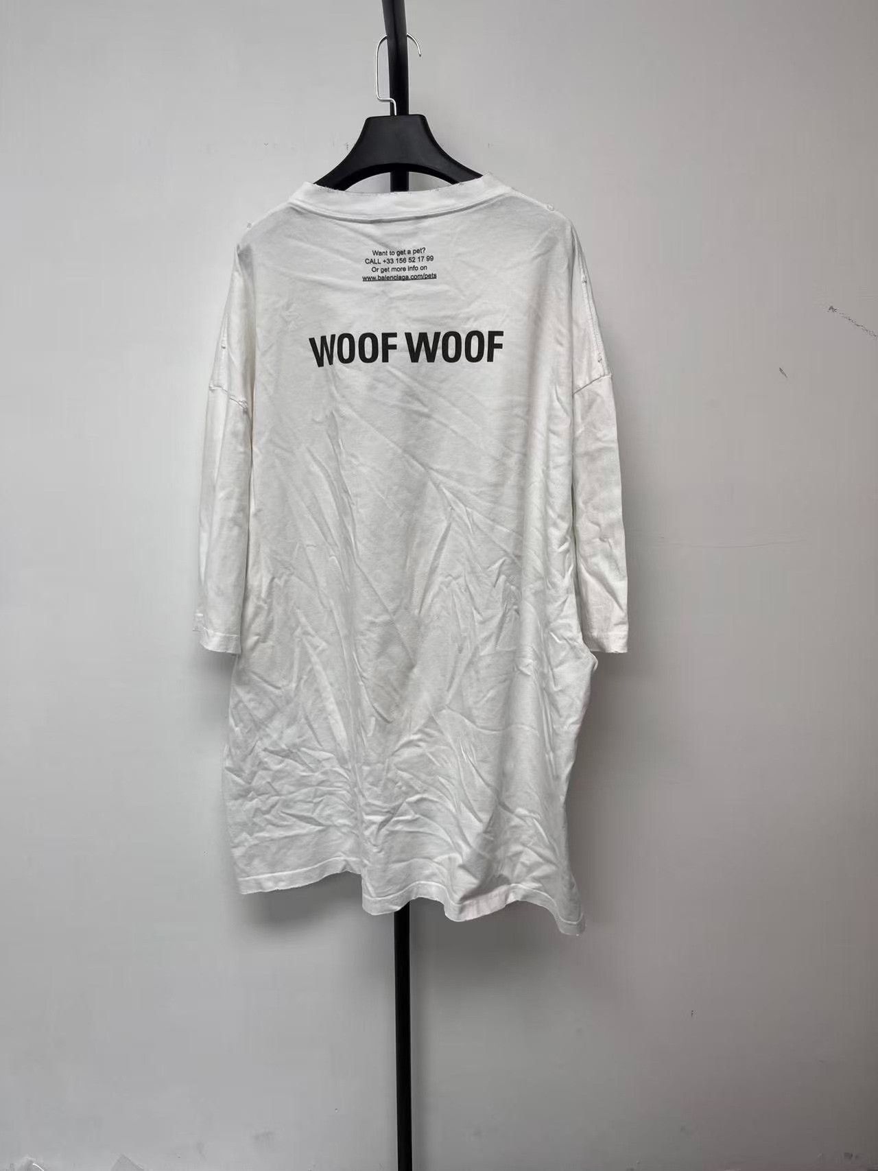 Balenciaga Balenciaga Dog Graphic Print T-Shirt XXL Size US XXL / EU 58 / 5 - 3 Thumbnail