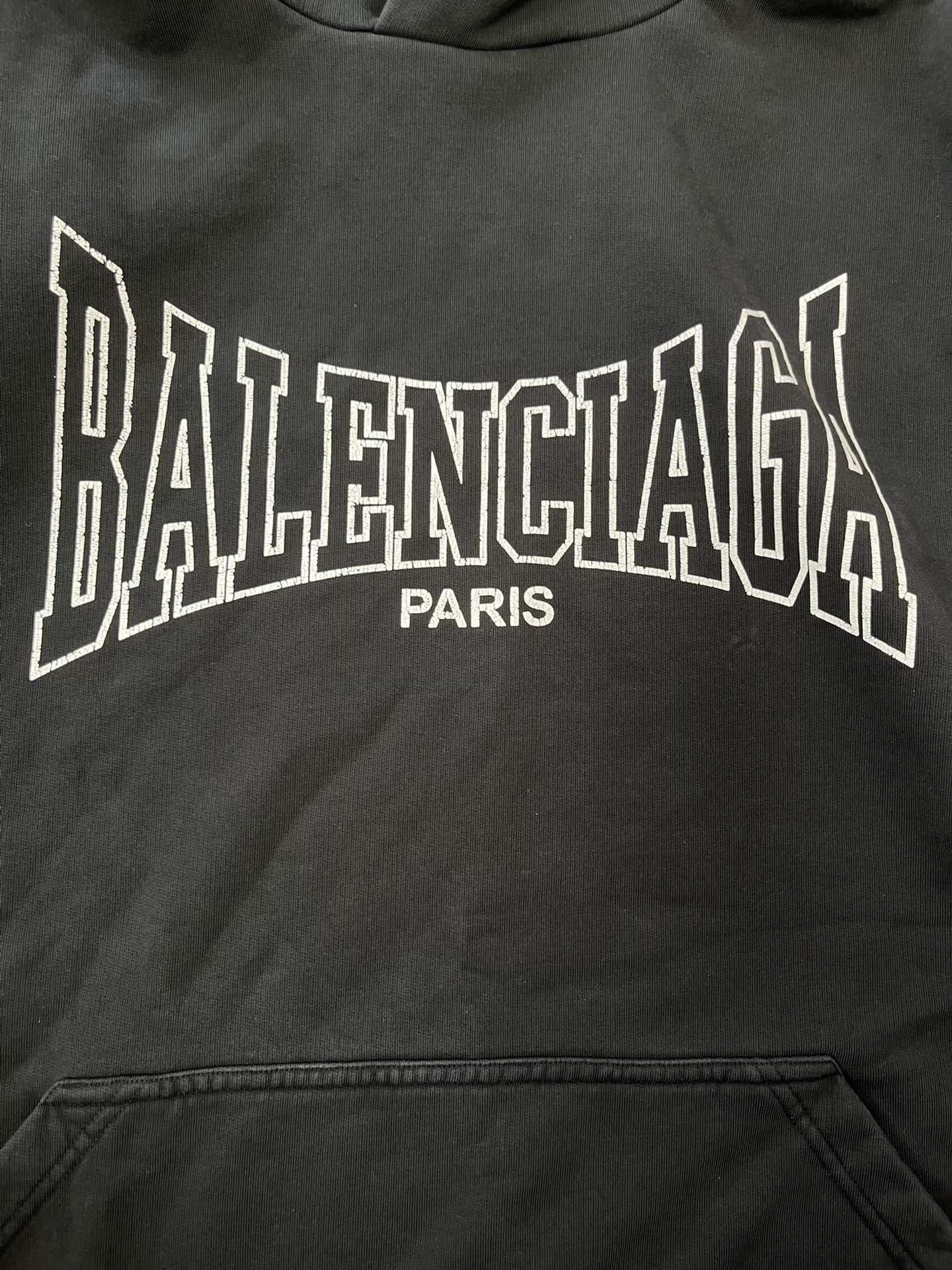 Balenciaga Balenciaga Arched Logo Hoodie Size M Size US M / EU 48-50 / 2 - 4 Thumbnail