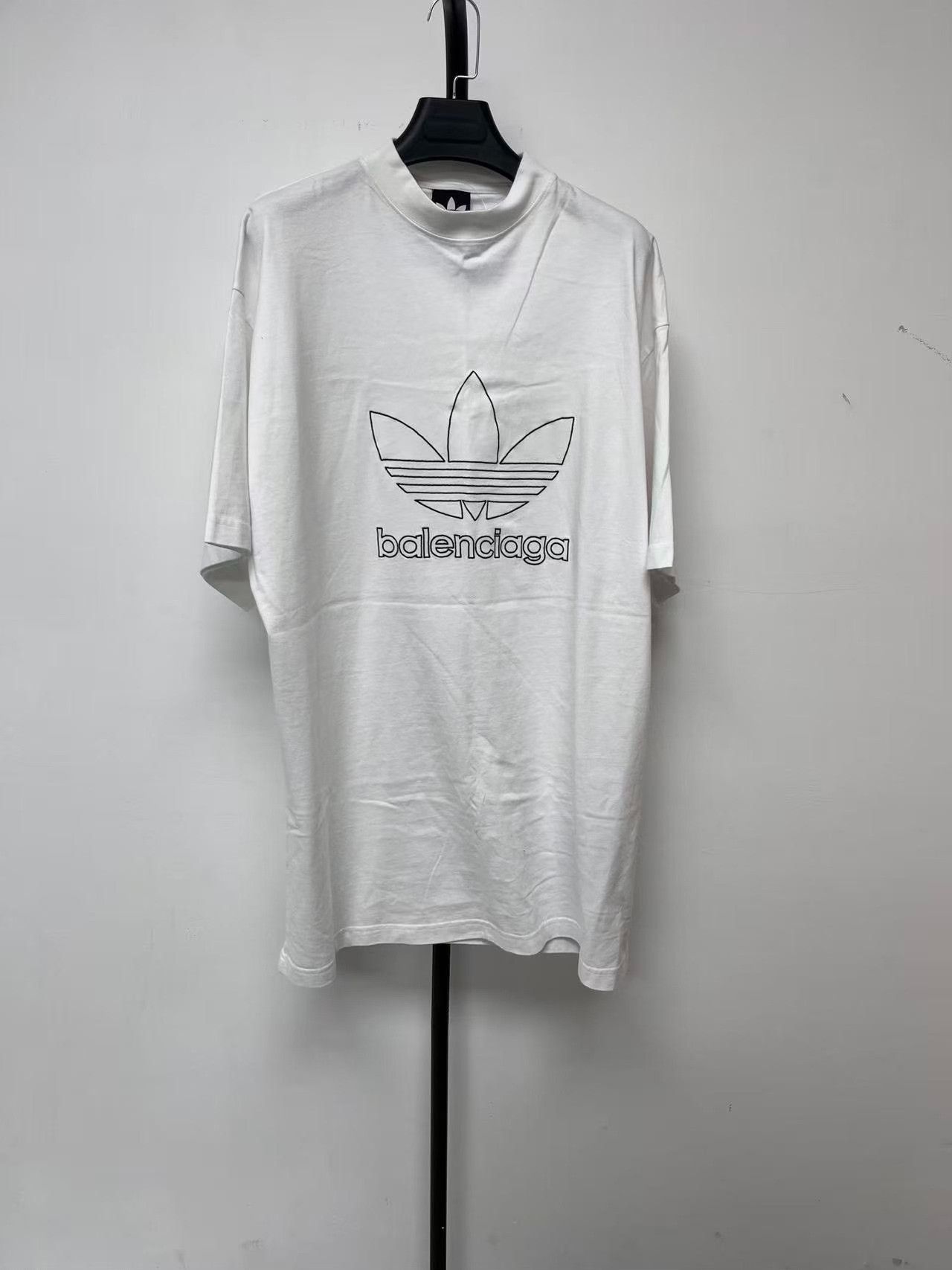 Balenciaga Balenciaga x Adidas Trefoil Logo T-Shirt Size 2 Size US M / EU 48-50 / 2 - 2 Thumbnail