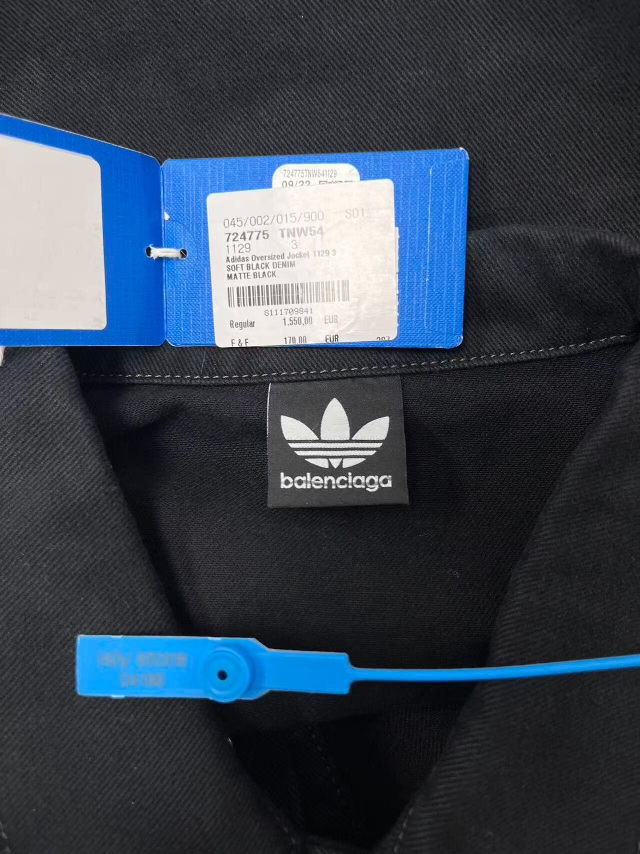 Balenciaga Balenciaga x adidas Striped Denim Jacket 2 Size US M / EU 48-50 / 2 - 10 Thumbnail