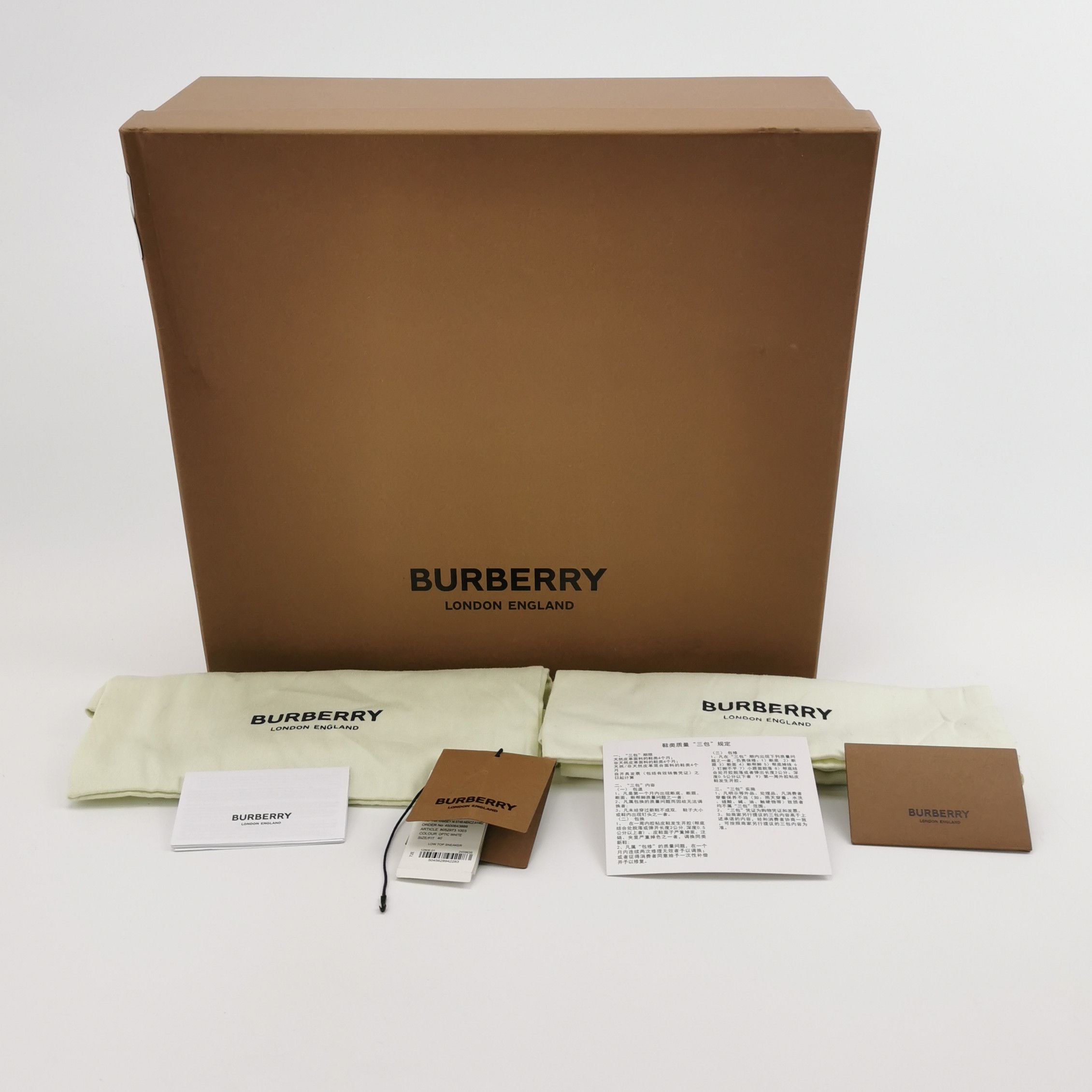 Burberry Burberry Men 7 Lowtop Sneakers Size US 7 / EU 40 - 6 Thumbnail