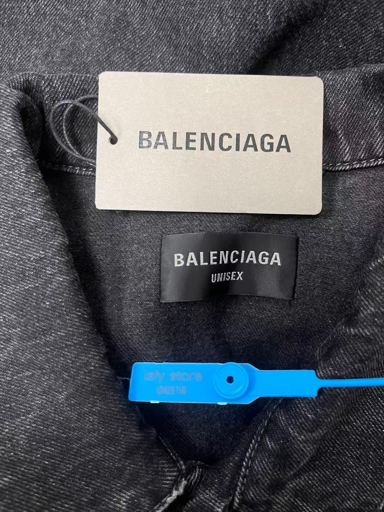Balenciaga Balenciaga Back Logo Denim Jacket US S Size US S / EU 44-46 / 1 - 6 Thumbnail