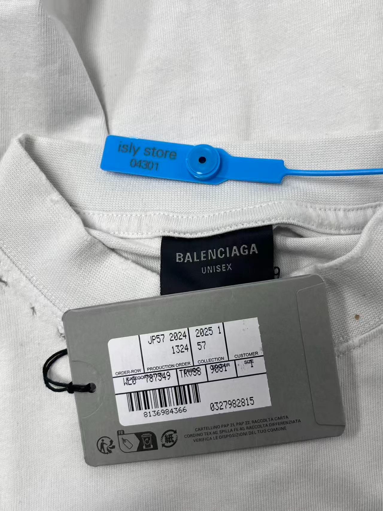 Balenciaga Balenciaga Logo Print T-Shirt Size 1 Size US S / EU 44-46 / 1 - 6 Thumbnail