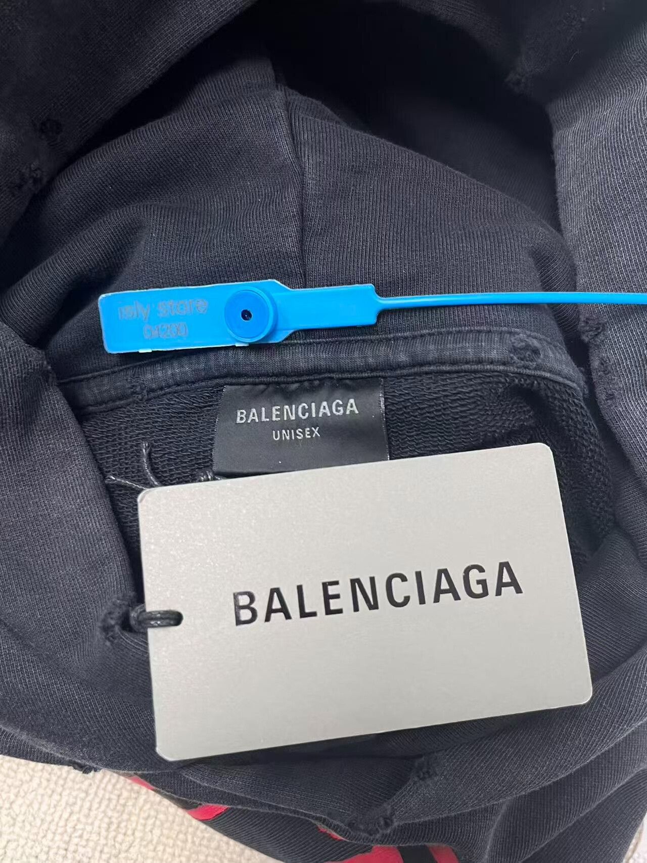 Balenciaga Balenciaga Crest Print Logo Hoodie XS Size US XS / EU 42 / 0 - 6 Thumbnail