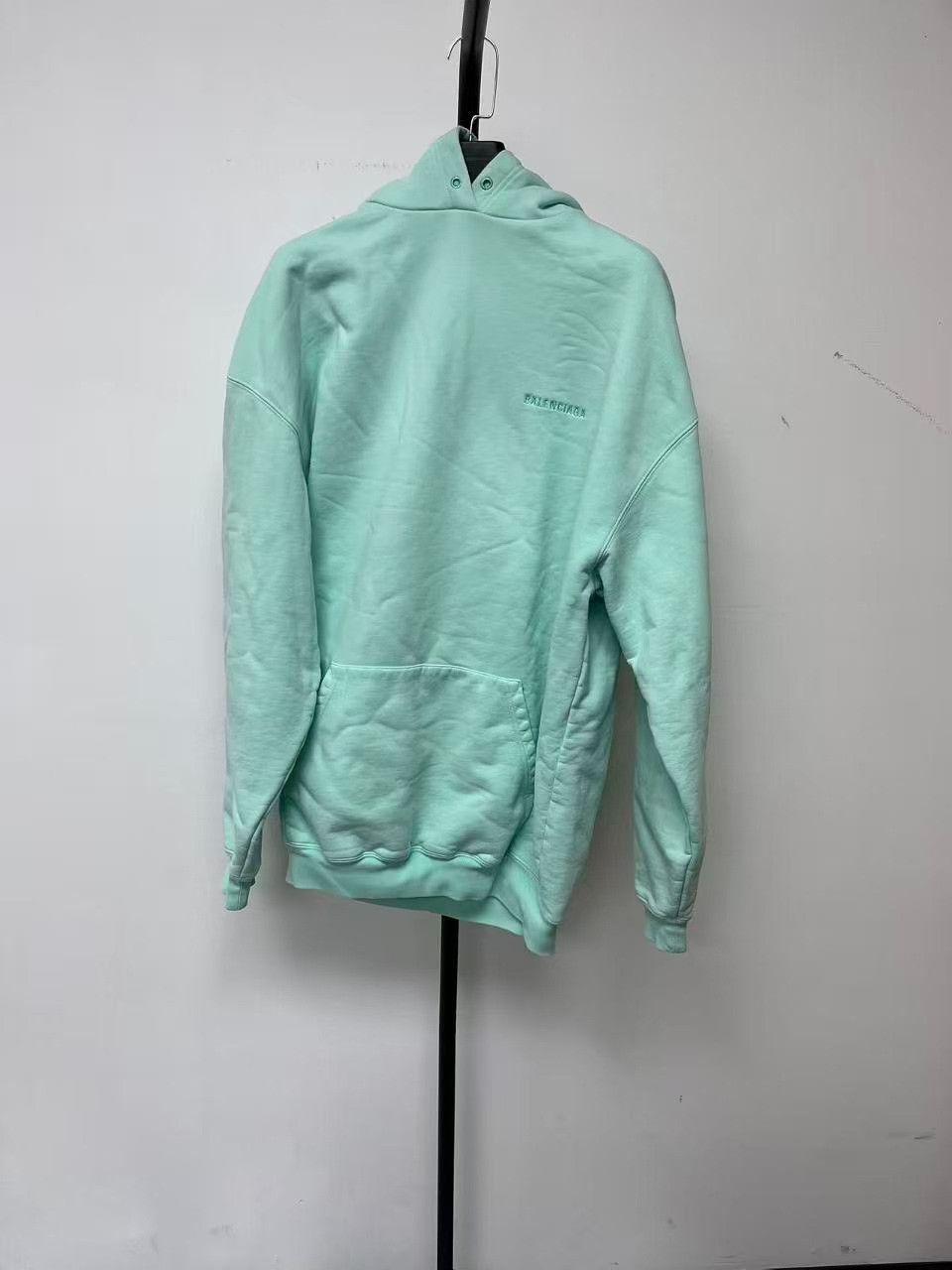 Balenciaga Balenciaga Embroidered Logo Hoodie XS Size XS / US 0-2 / IT 36-38 - 2 Thumbnail
