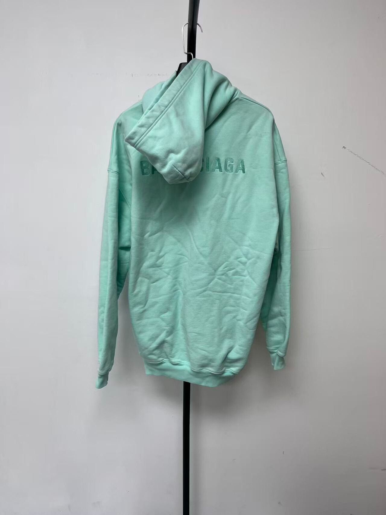 Balenciaga Balenciaga Embroidered Logo Hoodie XS Size XS / US 0-2 / IT 36-38 - 3 Thumbnail