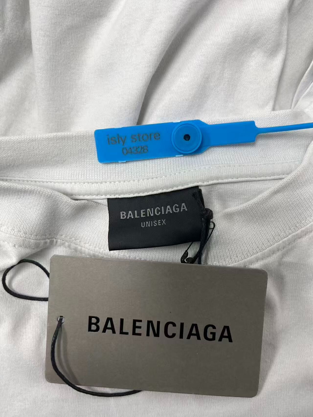 Balenciaga Balenciaga Striped Shoulder Logo T-Shirt 4 Size US XL / EU 56 / 4 - 5 Thumbnail