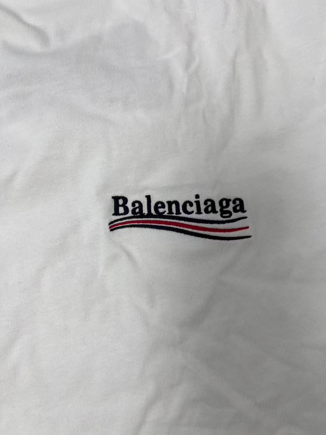 Balenciaga Balenciaga Logo Embroidered Long Sleeve T-Shirt Size 1 Size US S / EU 44-46 / 1 - 4 Thumbnail