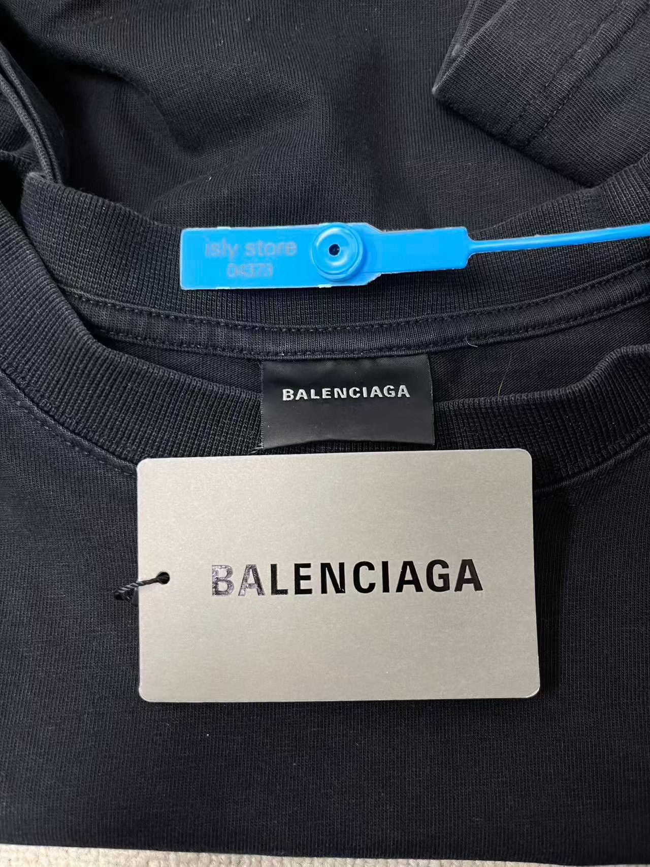 Balenciaga Balenciaga Tape Logo Graphic T-Shirt XS Size US XS / EU 42 / 0 - 5 Thumbnail
