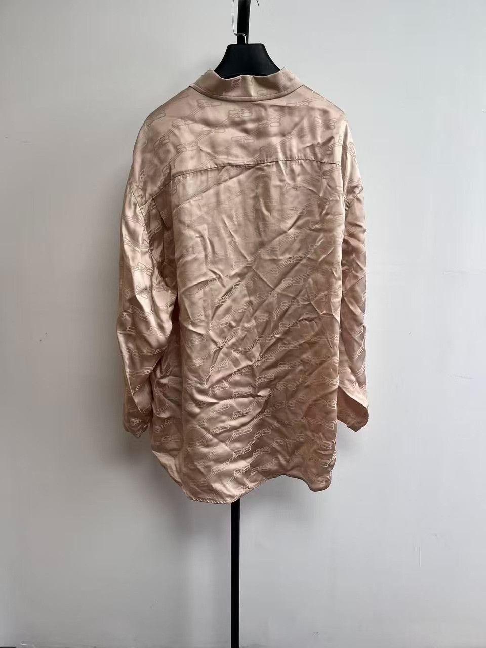 Balenciaga Balenciaga All-Over Logo Jacquard Shirt Size 36 Size XS / US 0-2 / IT 36-38 - 3 Thumbnail