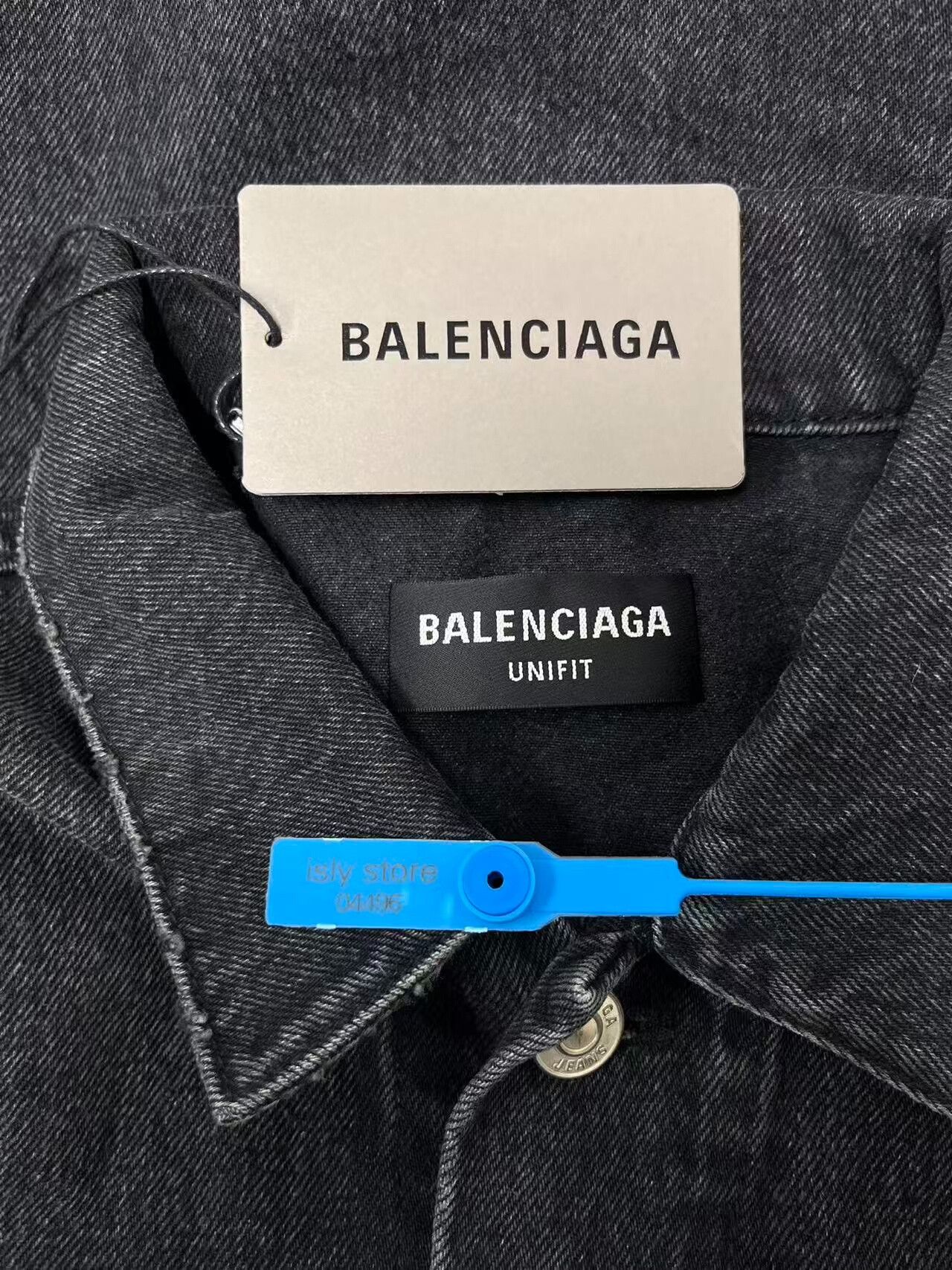 Balenciaga Balenciaga Logo Graphic Denim Jacket XS Size XS / US 0-2 / IT 36-38 - 6 Thumbnail