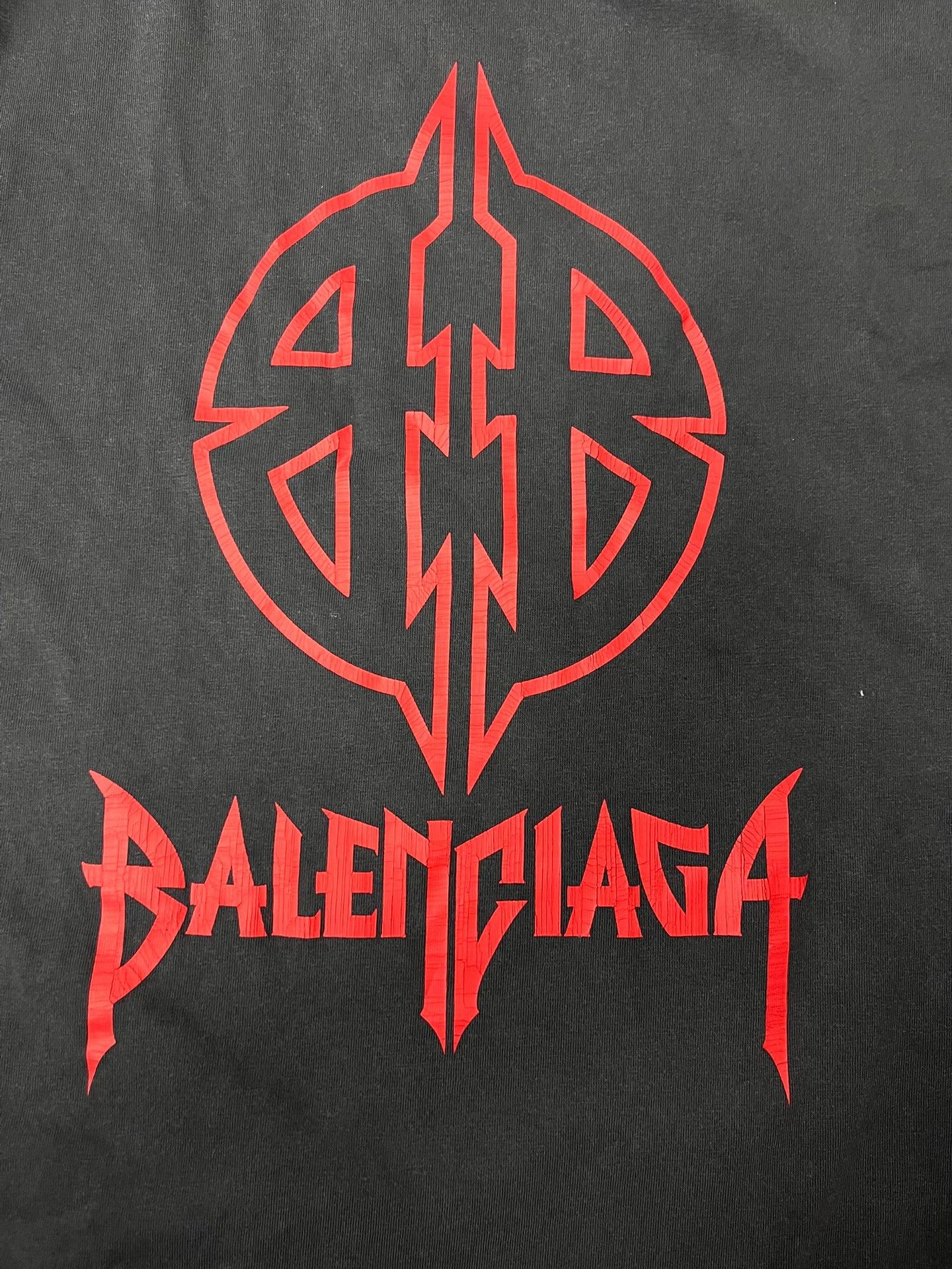 Balenciaga Balenciaga Red Metal Logo Sweatshirt Size 1 Size US S / EU 44-46 / 1 - 4 Thumbnail