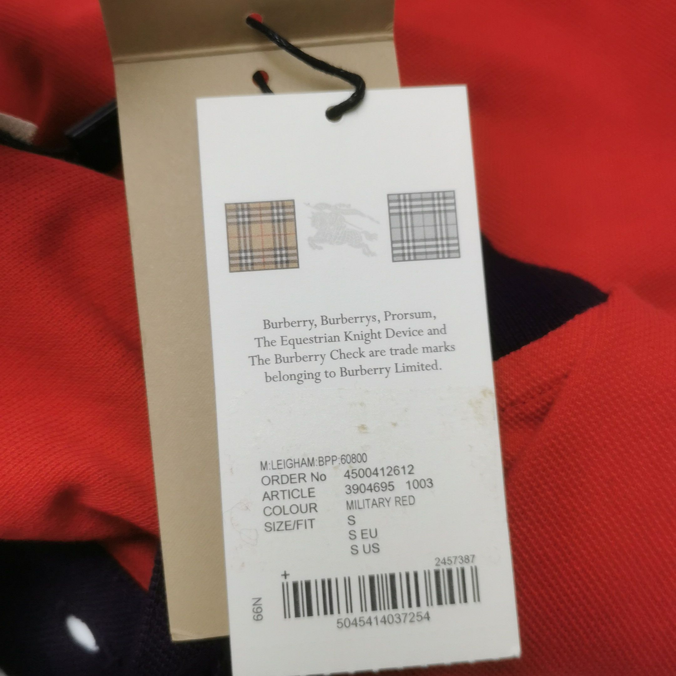 Burberry Burberry Men s Short Sleeve Shirts Size US S / EU 44-46 / 1 - 10 Thumbnail
