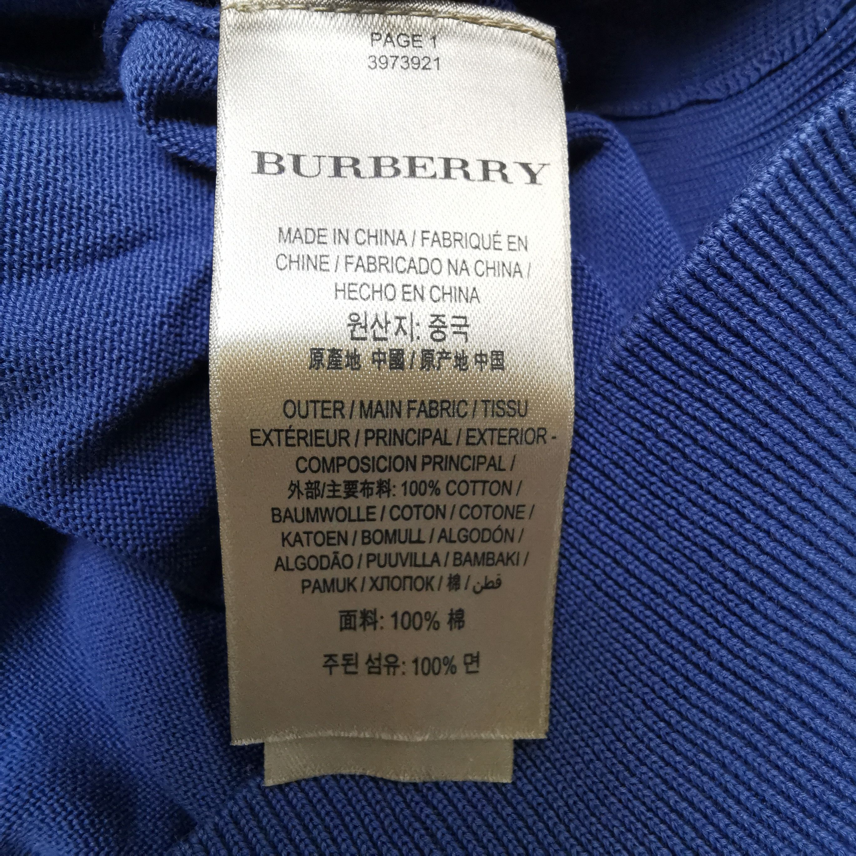Burberry Burberry Men s Sweaters Knitwear Size US S / EU 44-46 / 1 - 8 Thumbnail
