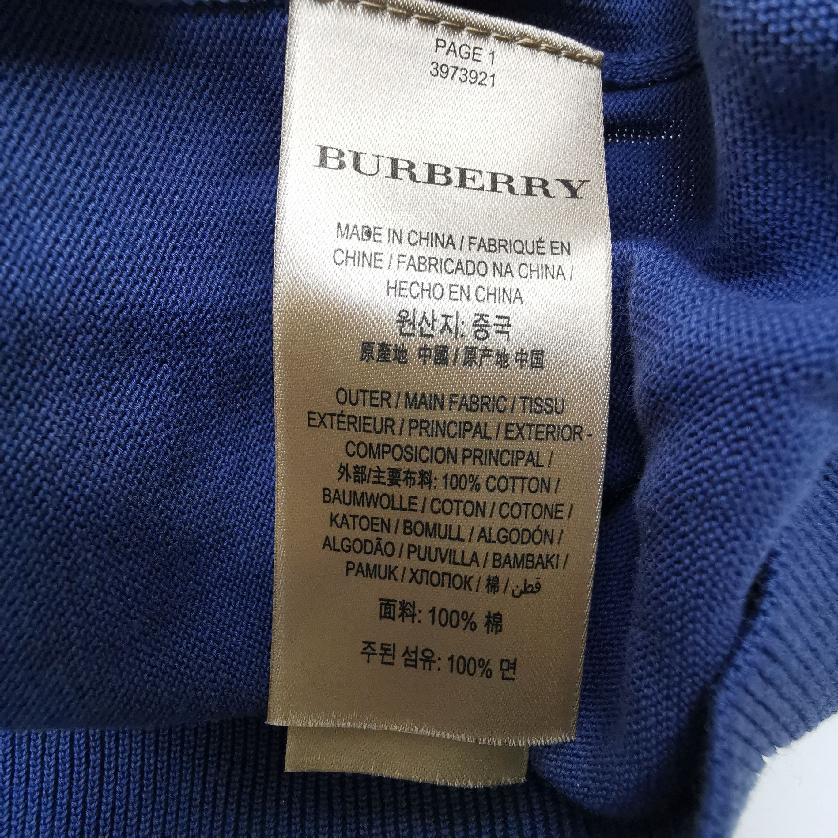Burberry Burberry Men s Sweaters Knitwear Size US S / EU 44-46 / 1 - 8 Thumbnail