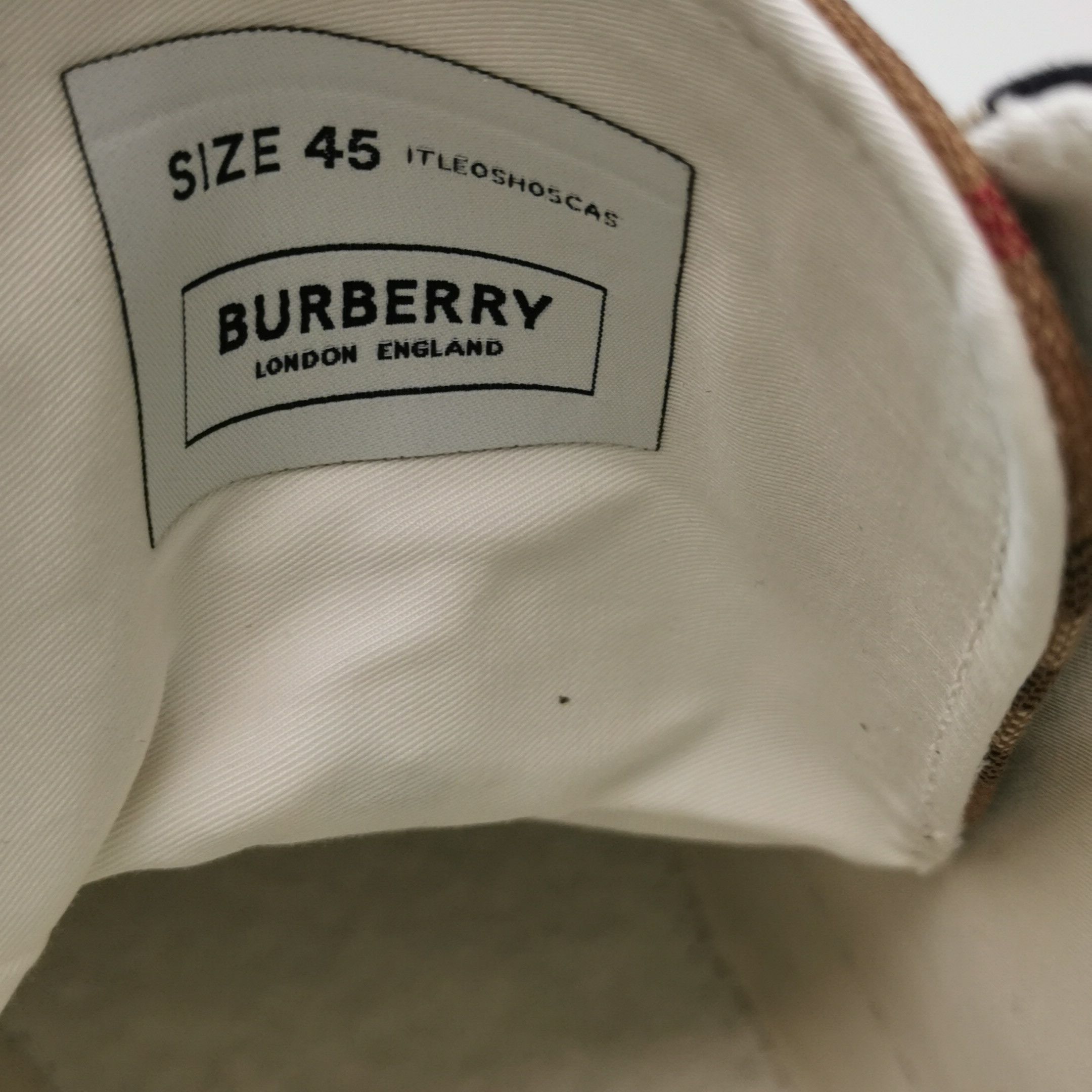 Burberry Burberry Men 12 Lowtop Sneakers Size US 12 / EU 45 - 9 Thumbnail