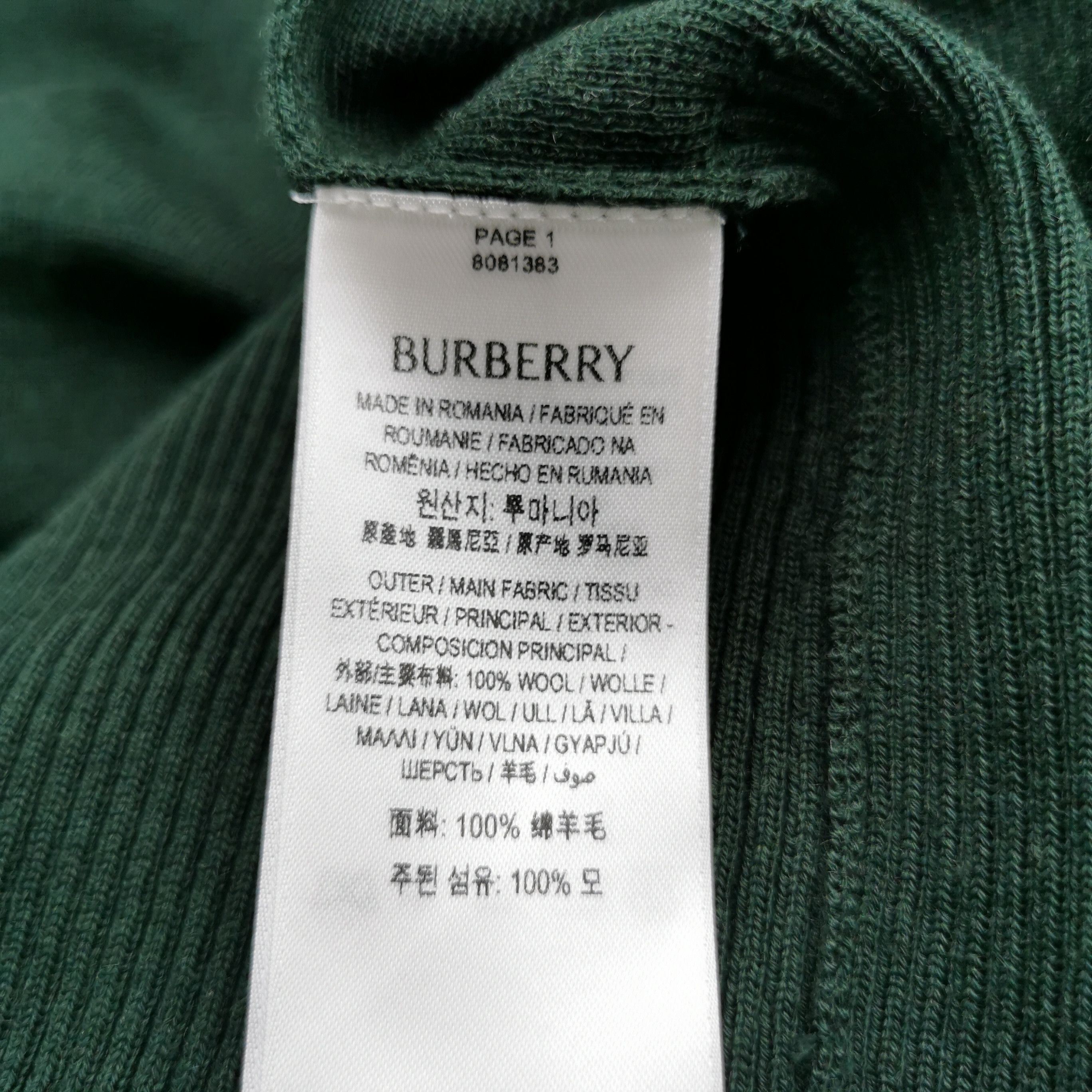 Burberry Burberry Men s Sweaters Knitwear Size US S / EU 44-46 / 1 - 7 Thumbnail