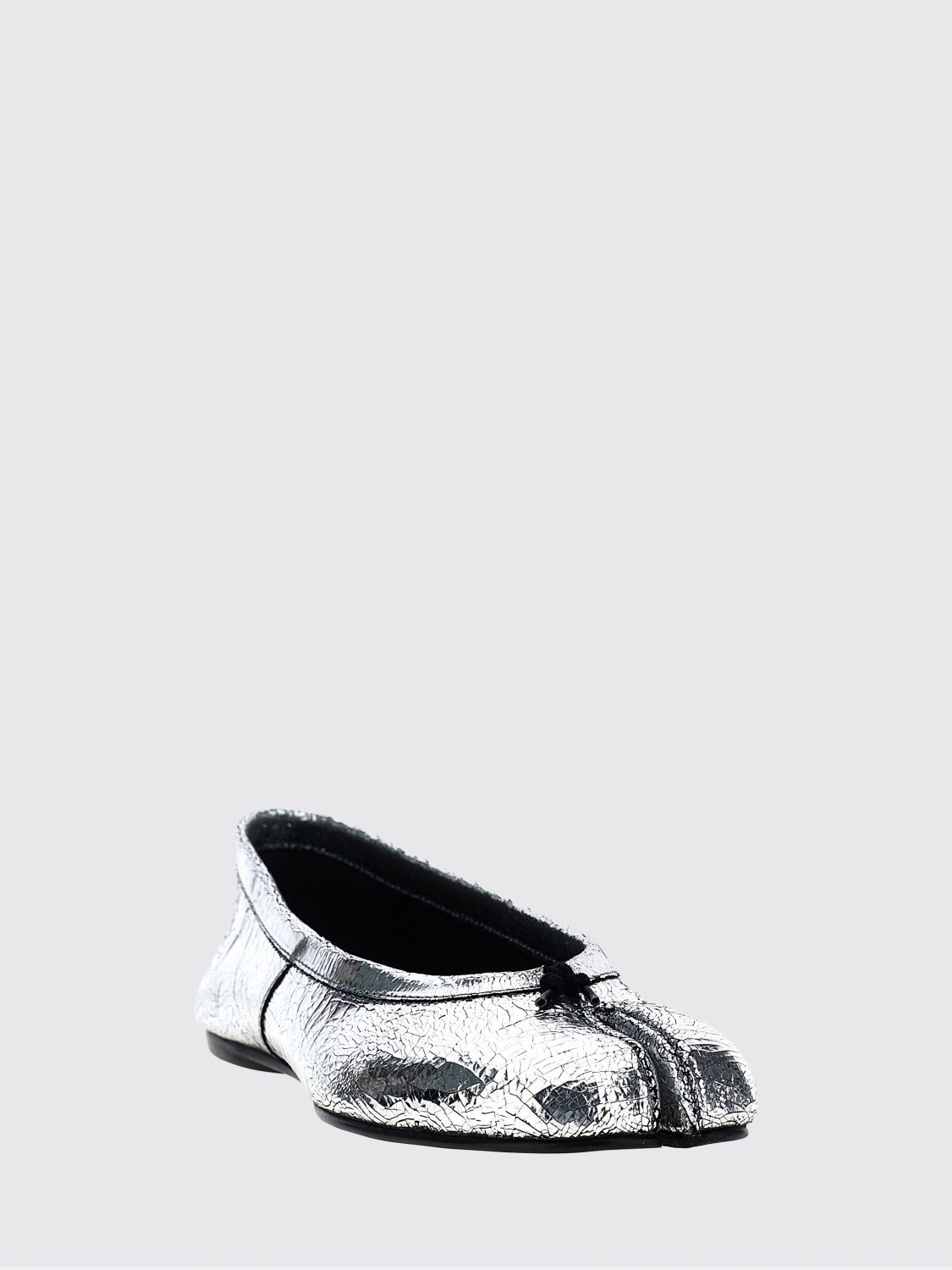 Maison Margiela Maison Margiela Ballet Flat Woman Silver Size US 5.5 / IT 35.5 - 2 Thumbnail