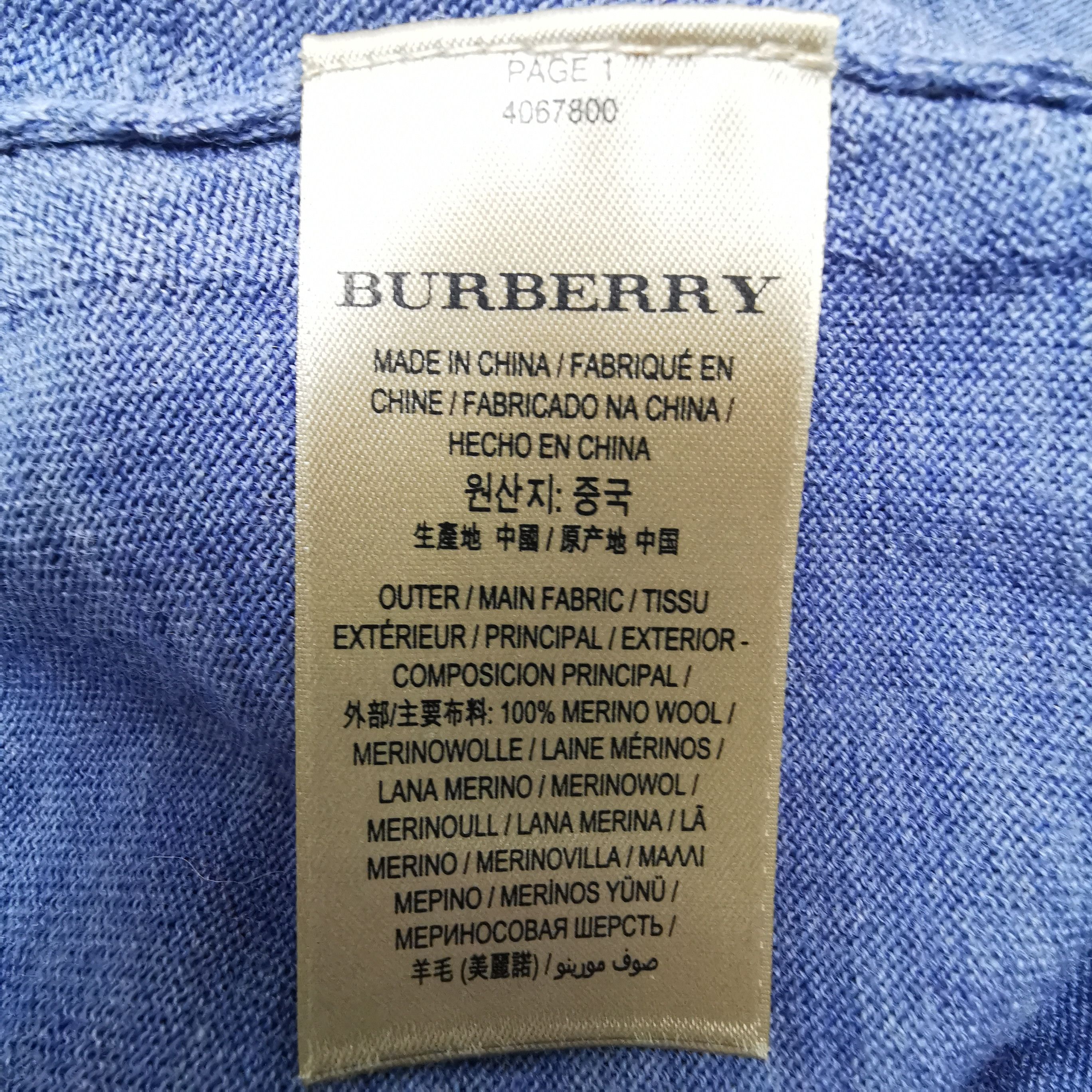 Burberry Burberry Men xl Sweaters Knitwear Size US XL / EU 56 / 4 - 7 Thumbnail
