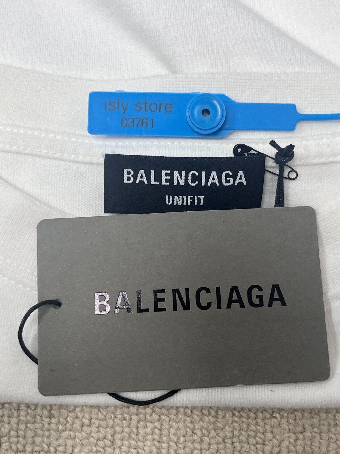Balenciaga Balenciaga Embroidered Logo UNIFIT T-Shirt 3 Size US L / EU 52-54 / 3 - 6 Thumbnail