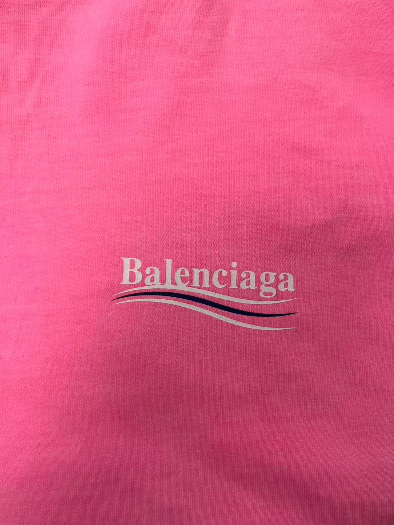 Balenciaga Balenciaga Pink Political Campaign Logo T-Shirt XS Size US XS / EU 42 / 0 - 4 Thumbnail