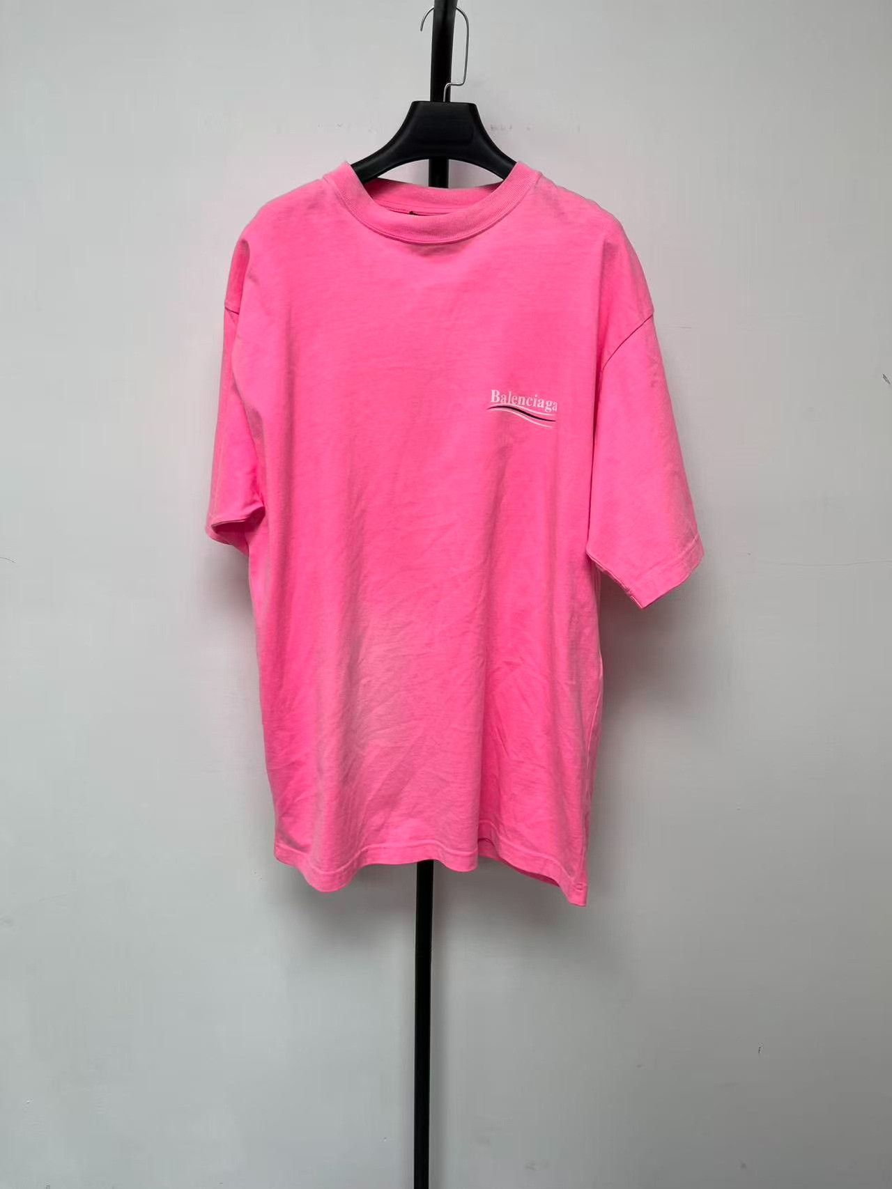 Balenciaga Balenciaga Pink Political Campaign Logo T-Shirt XS Size US XS / EU 42 / 0 - 2 Thumbnail