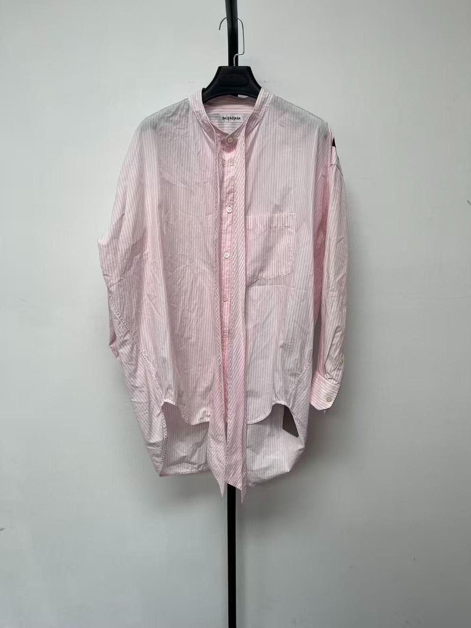 Balenciaga Balenciaga Back Logo Striped Swing Shirt 34 Size XS / US 0-2 / IT 36-38 - 3 Thumbnail