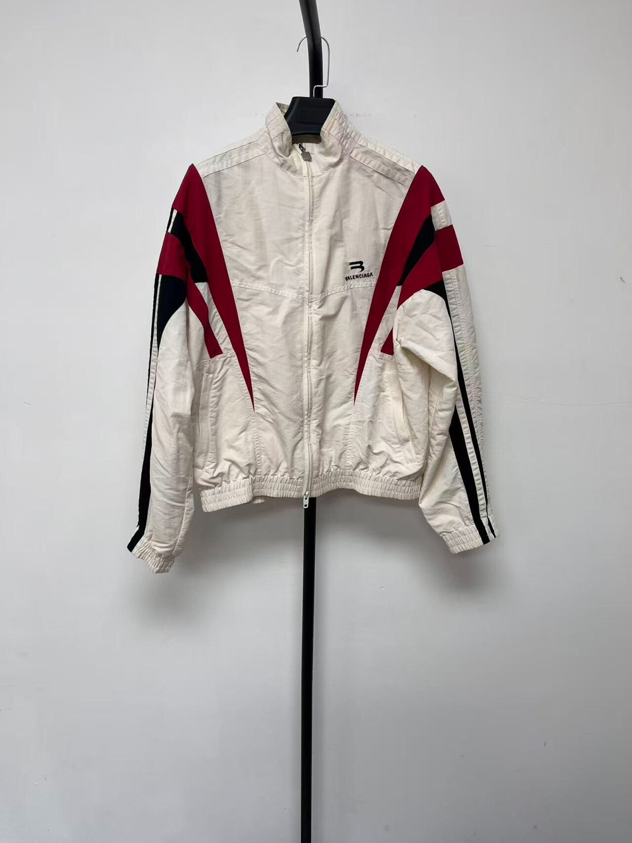 Balenciaga Balenciaga Contrast Logo Zip Jacket XS Size XS / US 0-2 / IT 36-38 - 2 Thumbnail