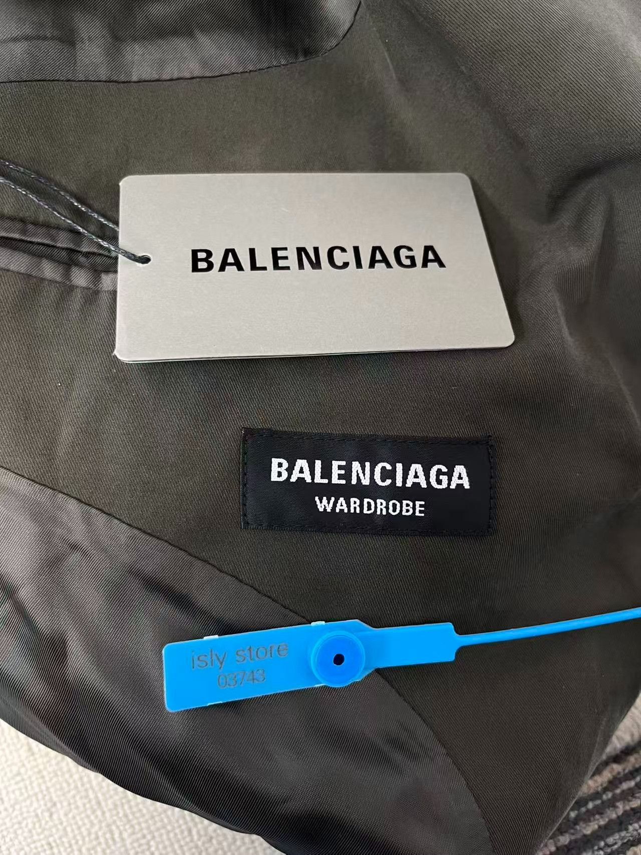 Balenciaga Balenciaga Washed Pinstripe Blazer Size 34R Size 34R - 5 Thumbnail