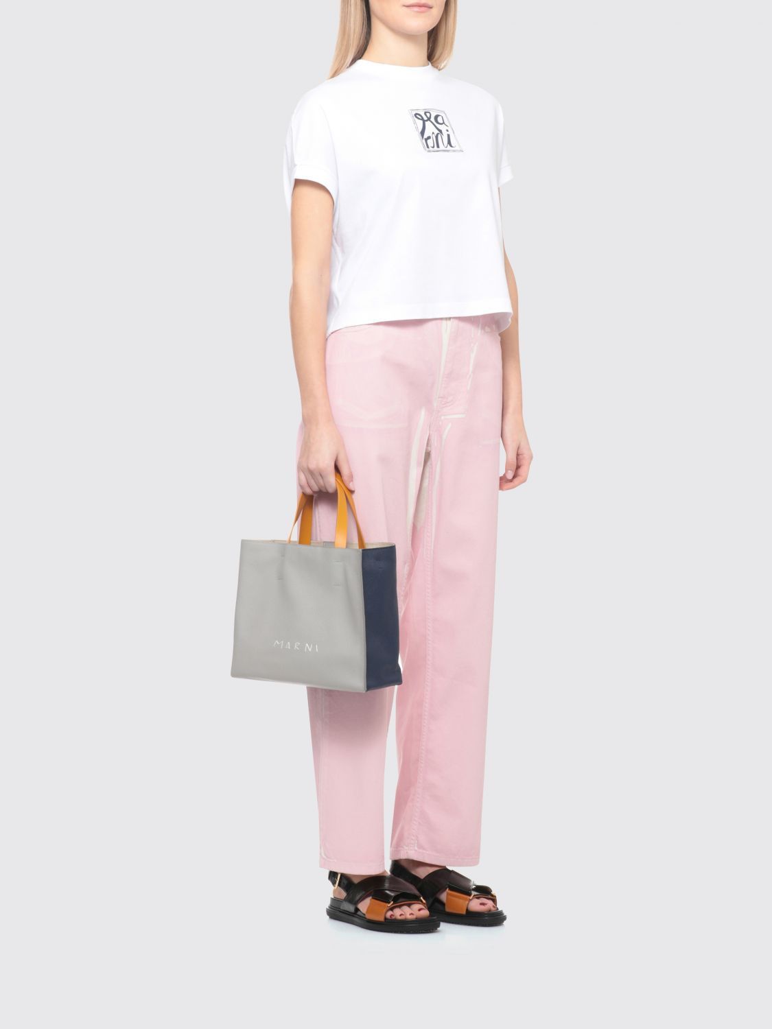Marni Marni Handbag Woman Grey Size ONE SIZE - 2 Thumbnail