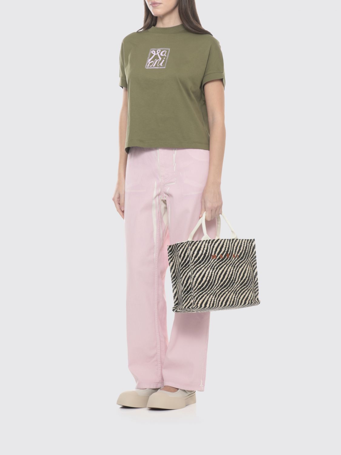Marni Marni Tote Bag Woman Black Size ONE SIZE - 2 Thumbnail