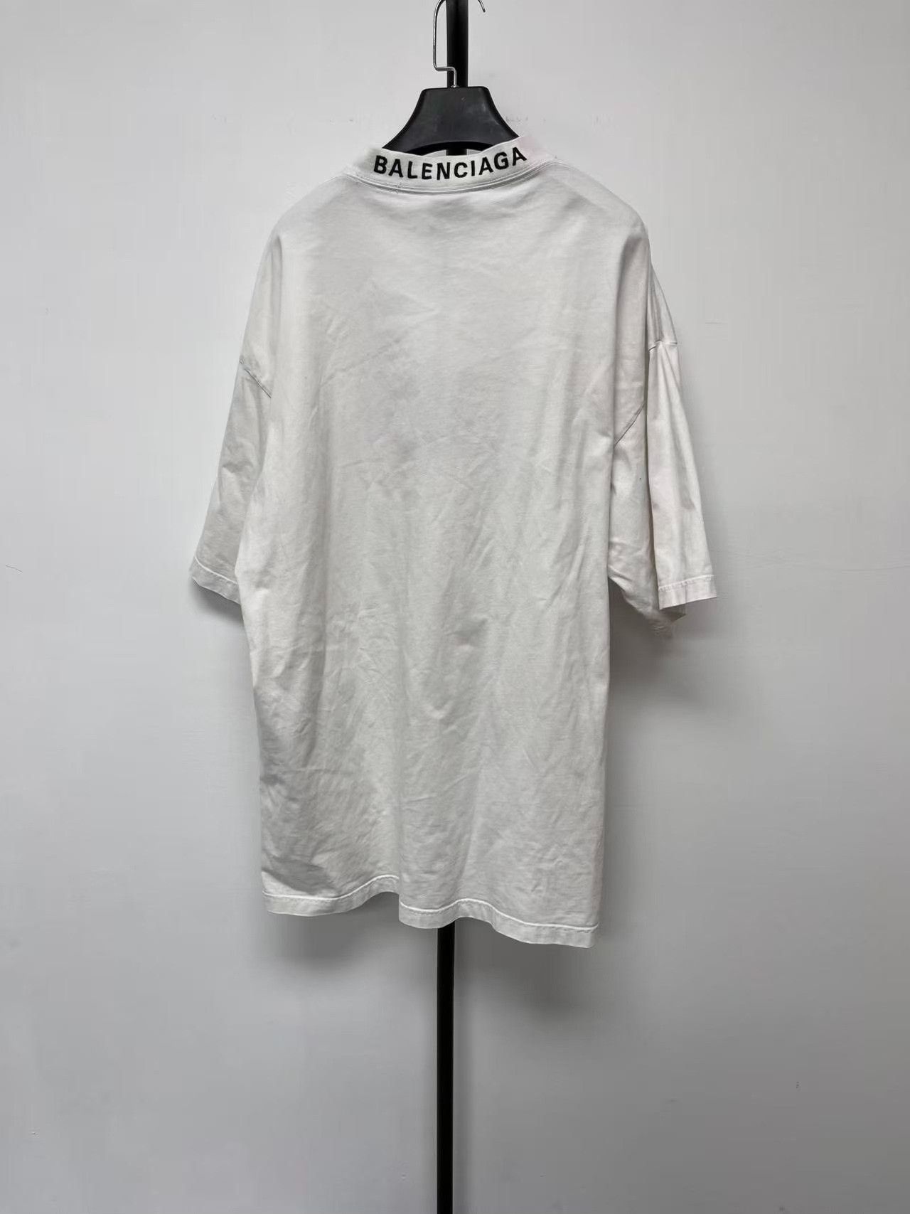 Balenciaga Balenciaga Heart Print T-Shirt US XXS Size US XXS / EU 40 - 3 Thumbnail